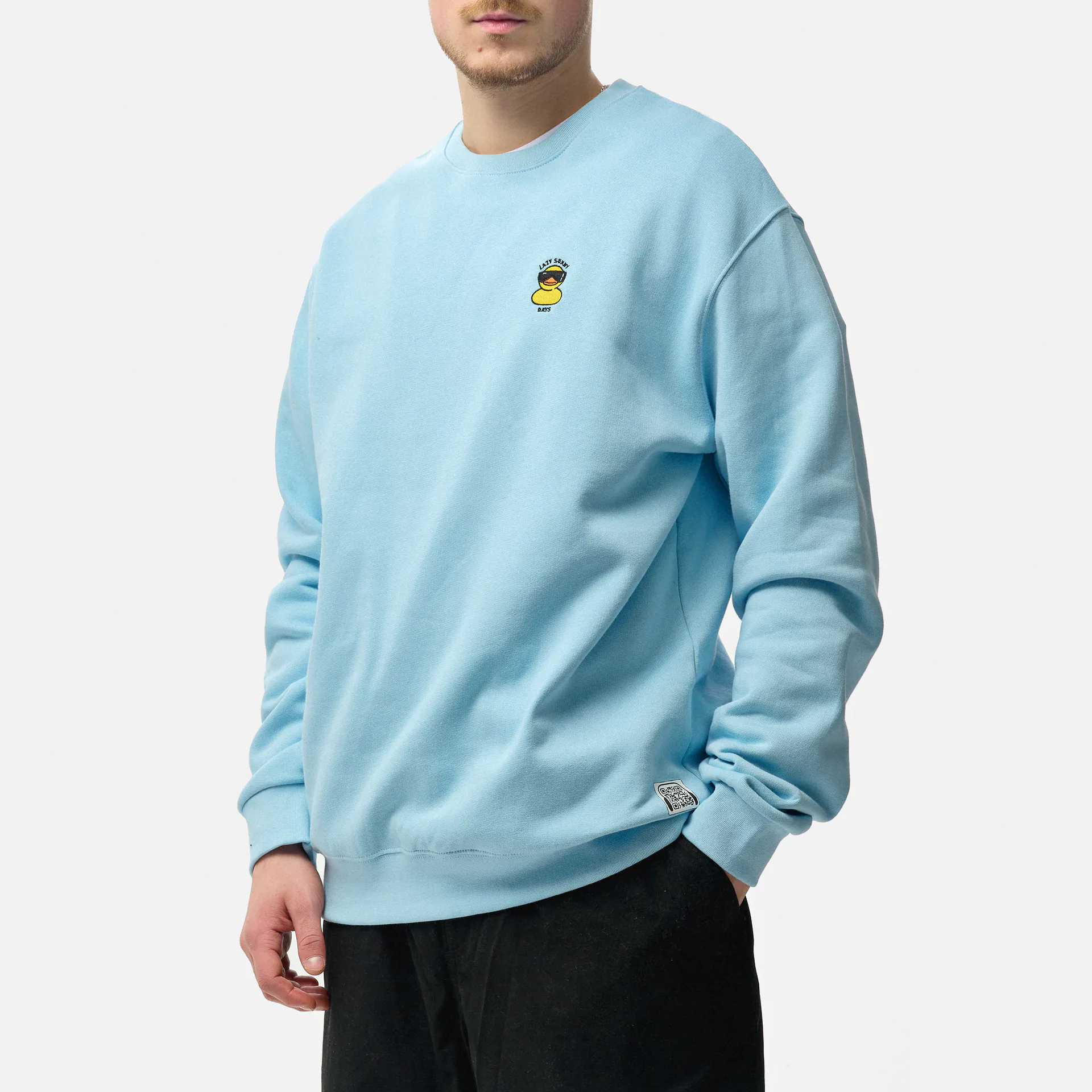 Iriedaily Lazy Sunny Day Crew Neck Sweater Sky Blue