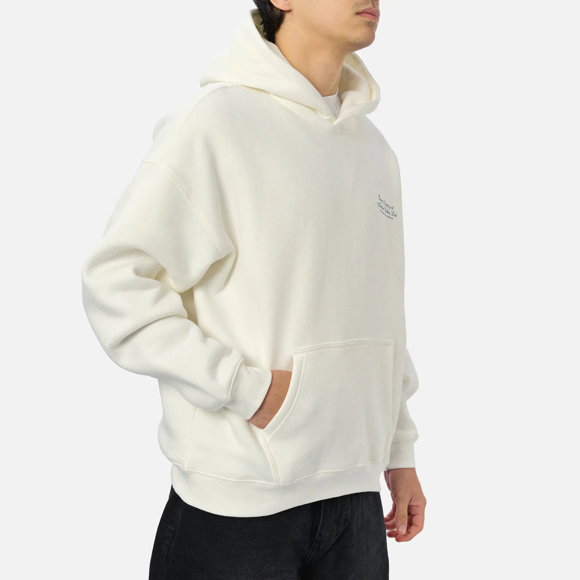 Another Cotton Pie Day Oversized Hoodie White