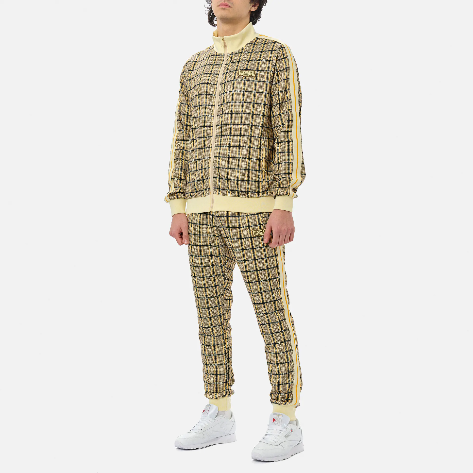 Lonsdale SEABROOK Suit Yellow/Brown/Ecru