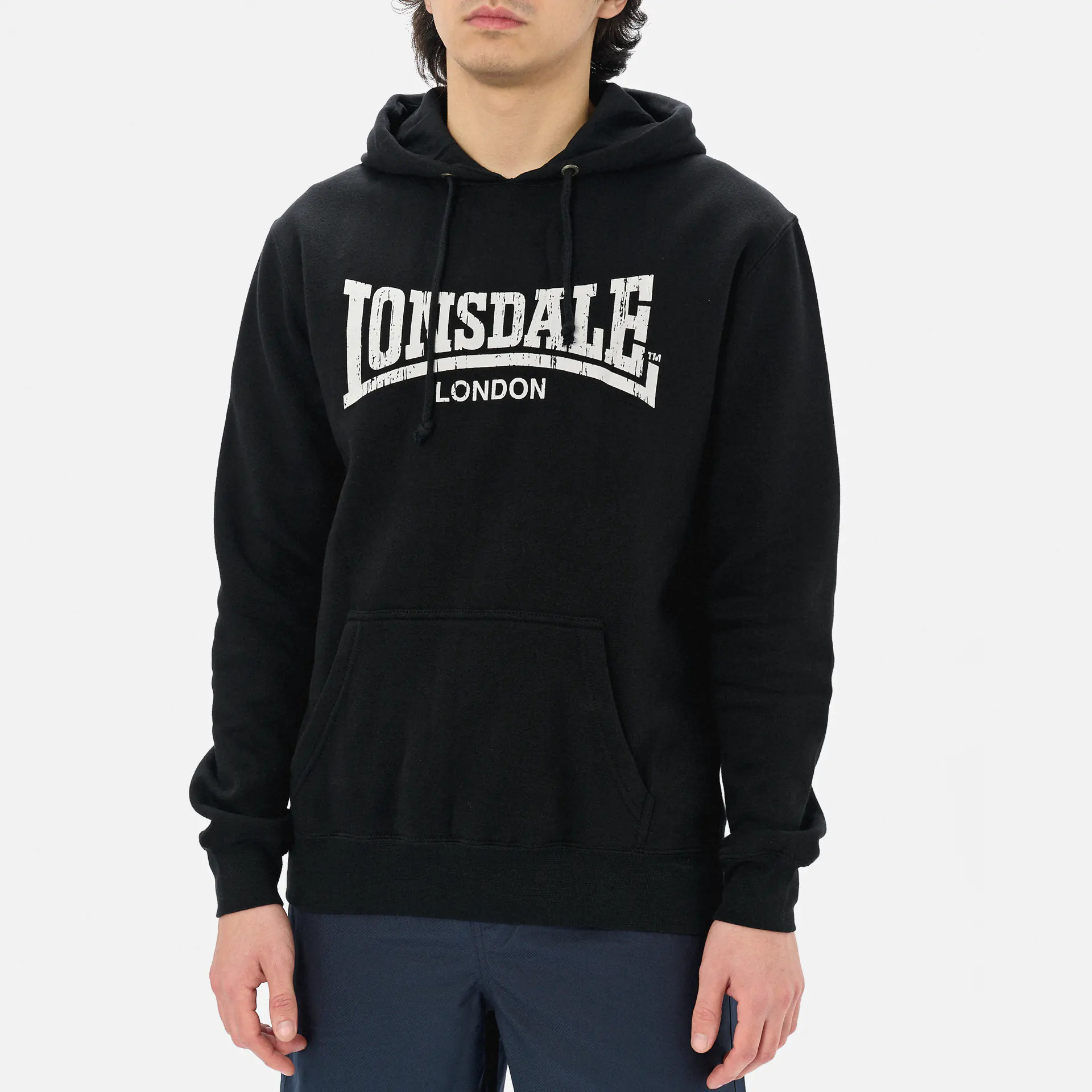 Lonsdale WOLTERTON Hoodie Black/White