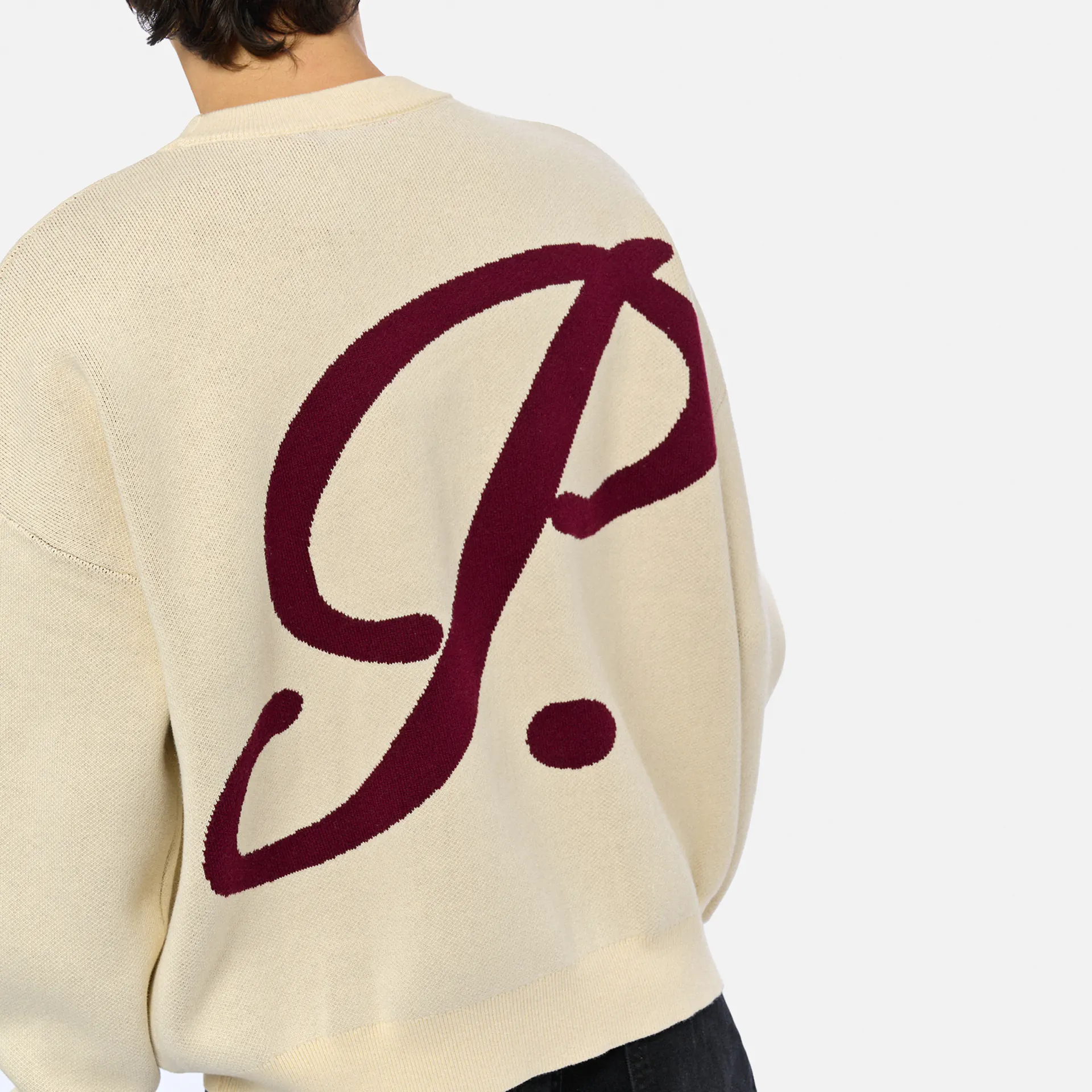 Prohibited Brixton Knit Sweater Cream