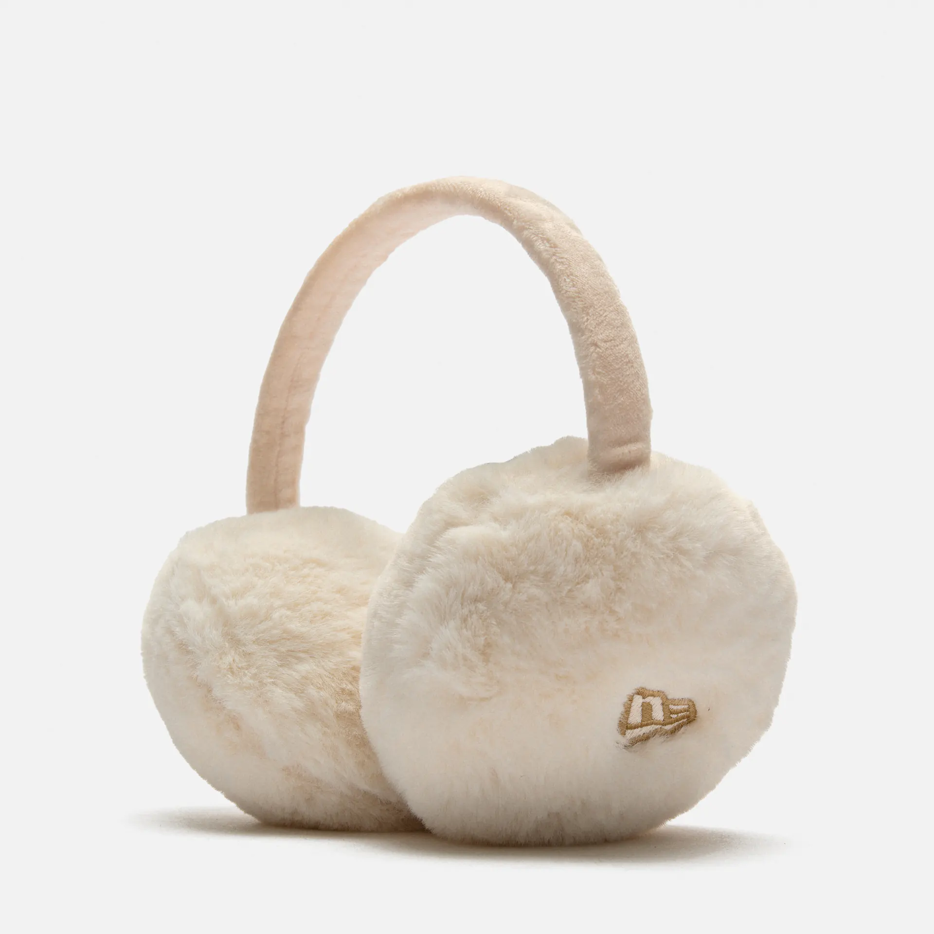 New Era Faux Fur Ear Muffs Stone