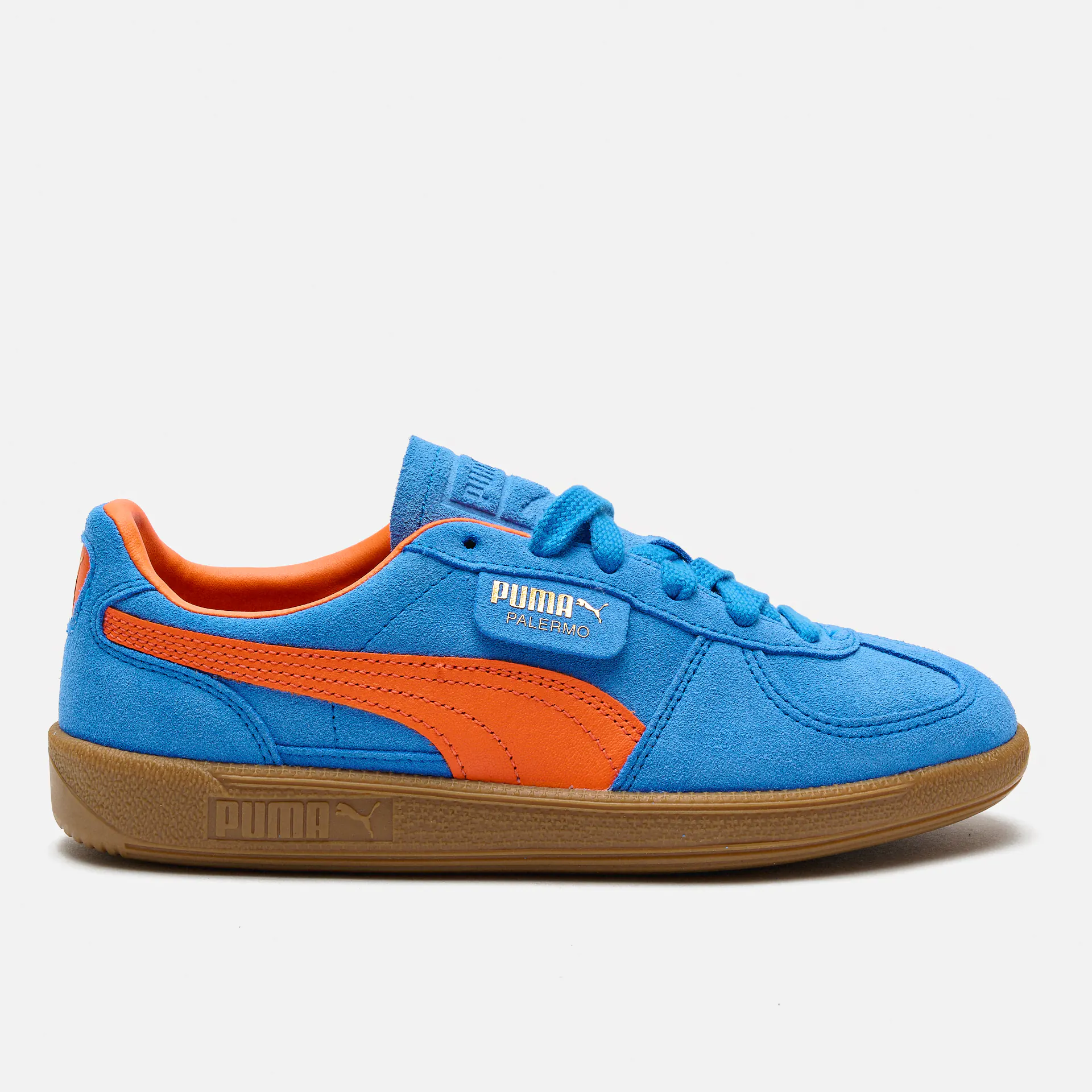 PUMA Palermo Sneaker Hyperlink Blue-Flame Flicker-Gum