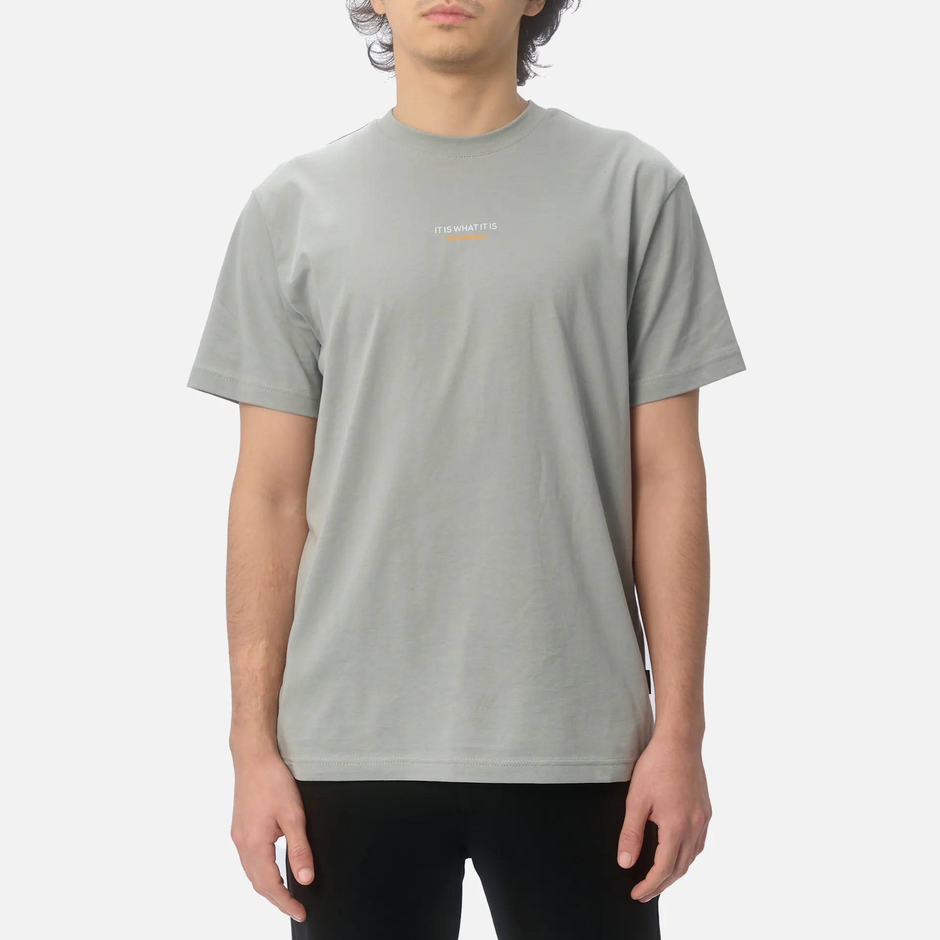 Kleinigkeit Bois Straightcut T-Shirt It Is What It Is Soft Grey