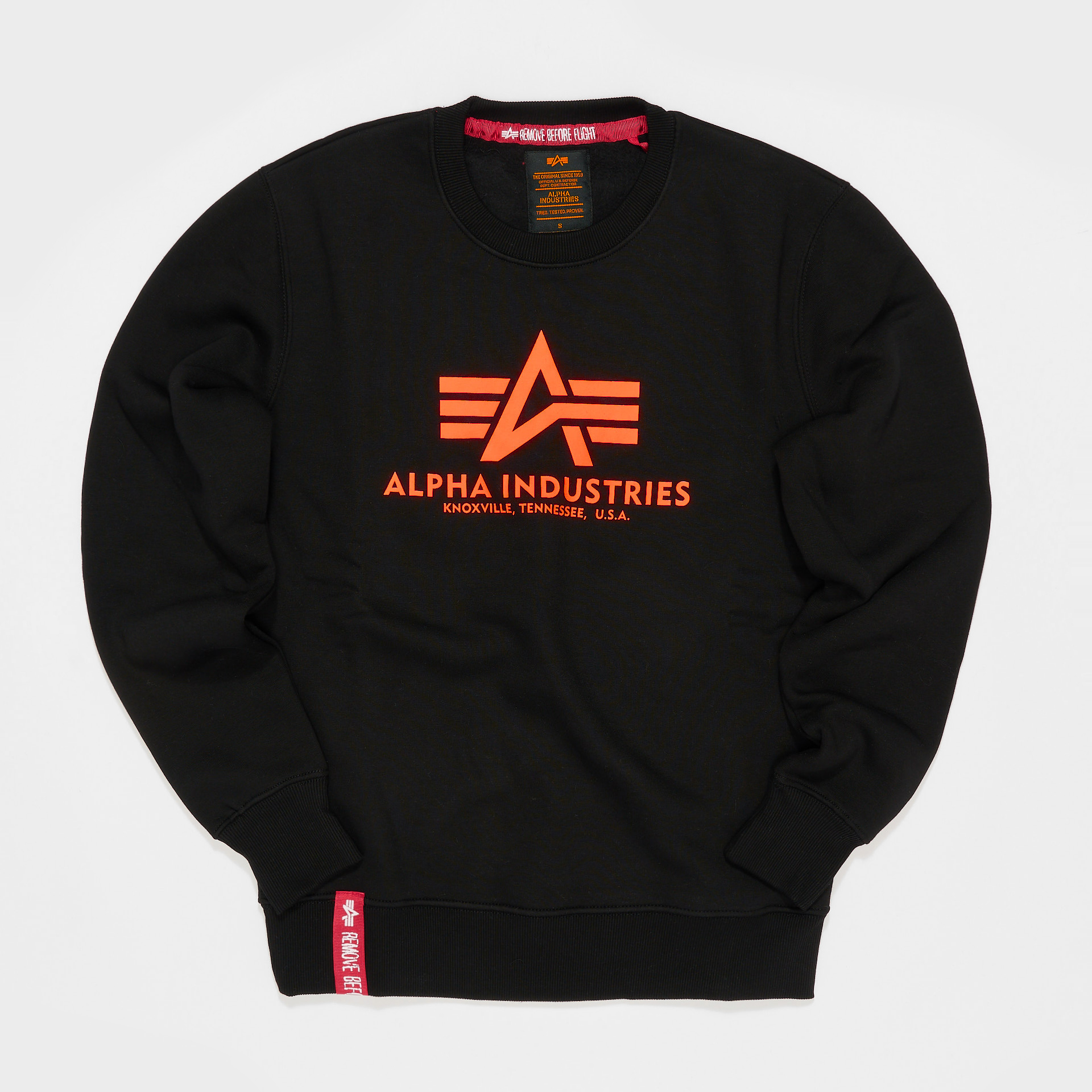 Alpha Industries Basic Sweatshirt Neon Print