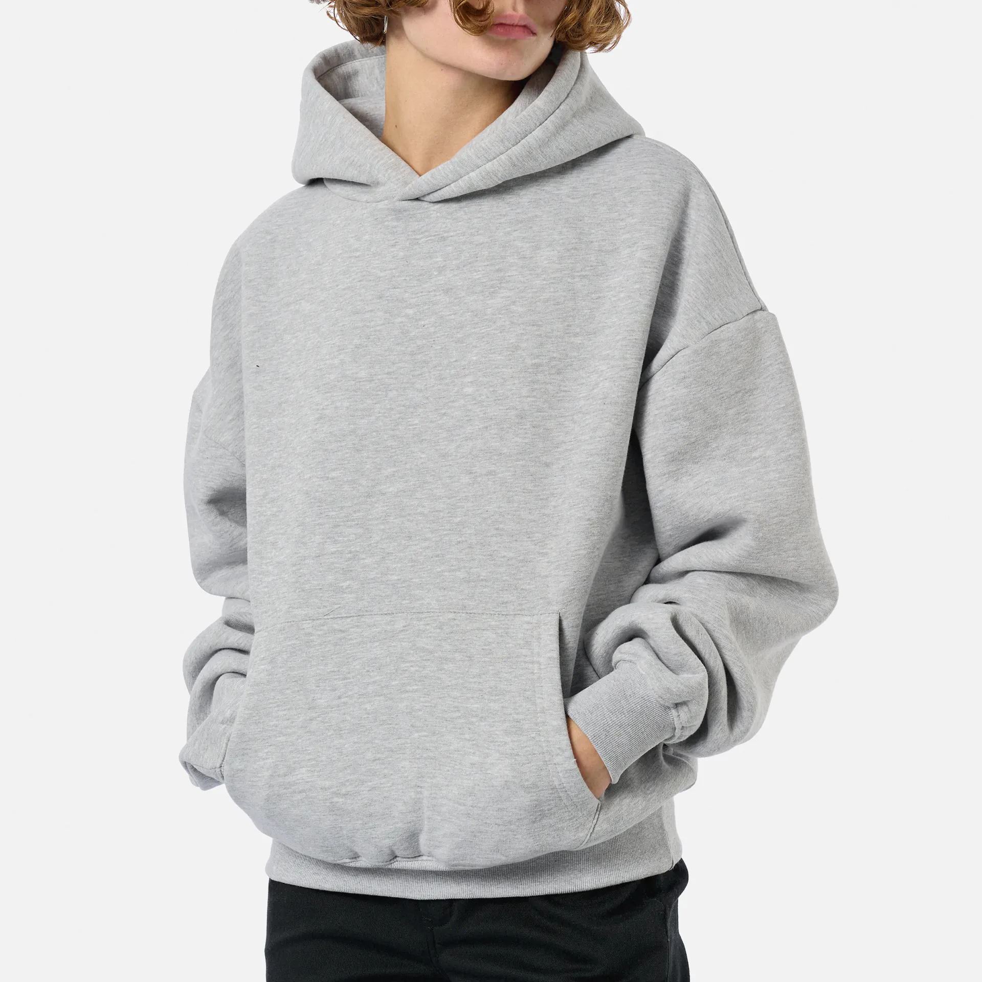 Prohibited Drift Hunt Hoodie Grey Melange