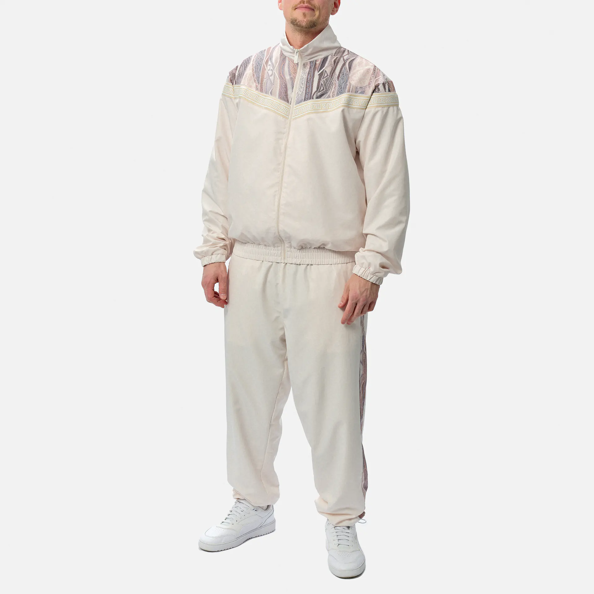 Carlo Colucci Summer Track Pants Off White