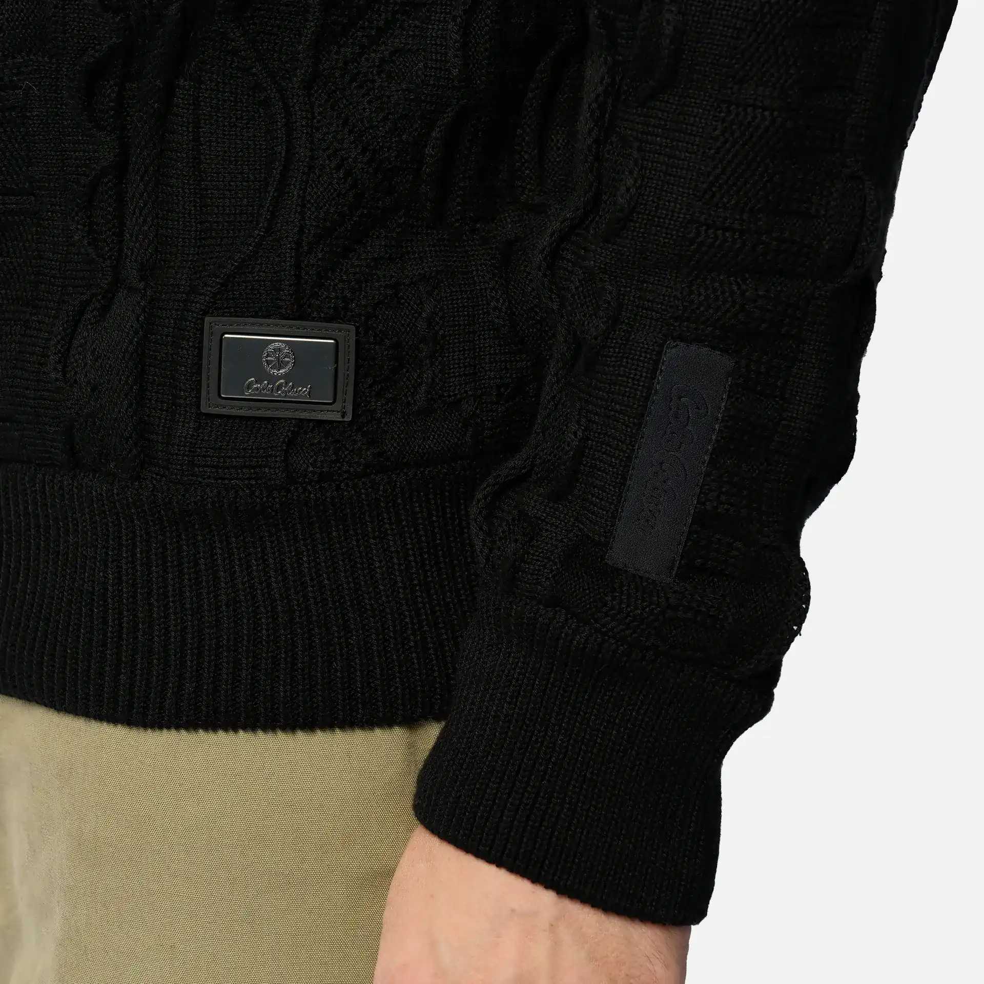 Carlo Colucci Knit Pullover Black