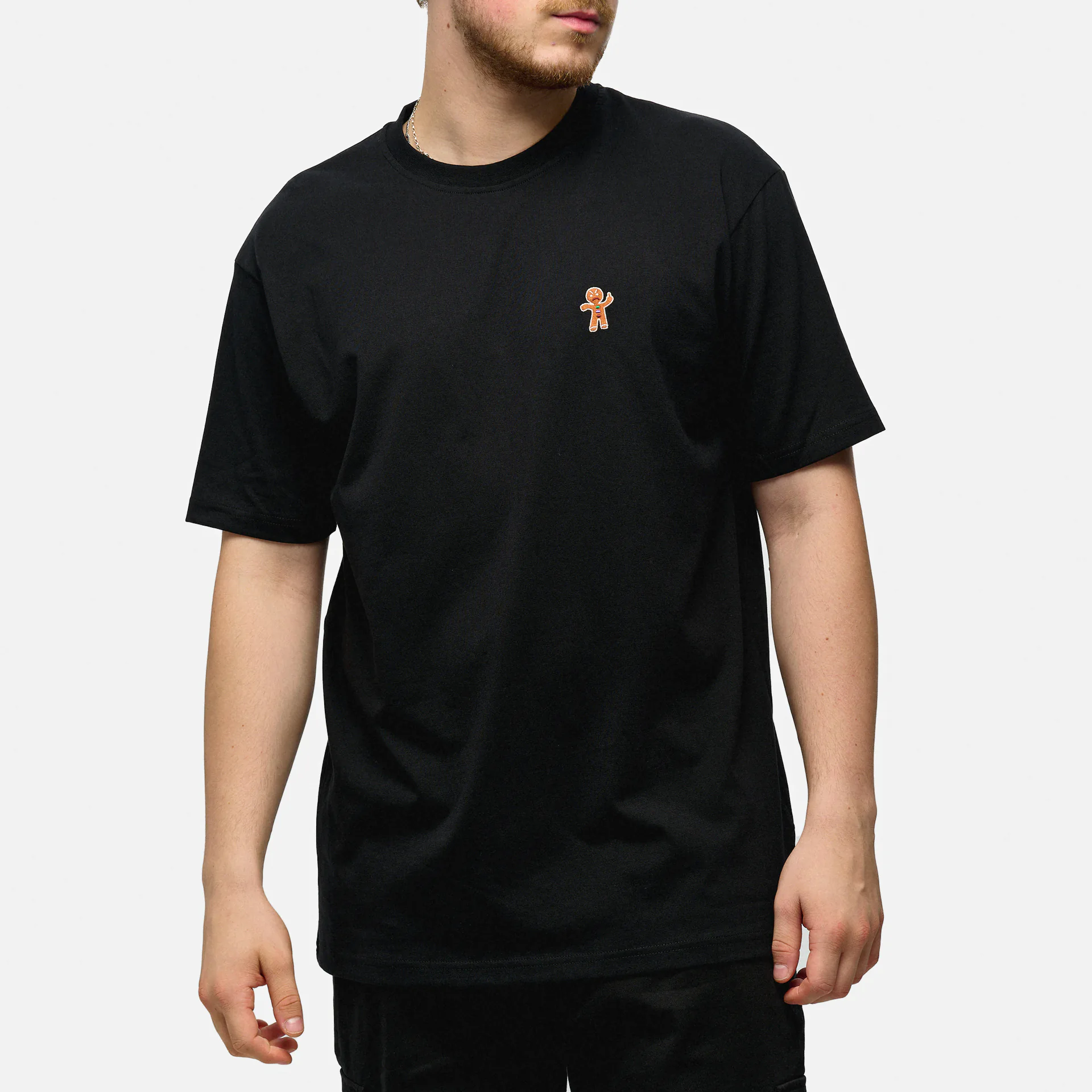 Iriedaily Cookieman Embroidered T-Shirt Black