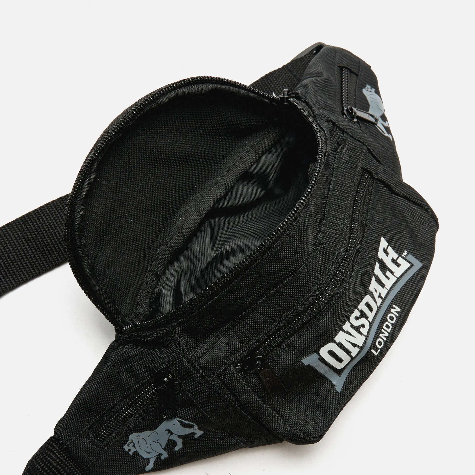 Lonsdale HIP Waistbag Black/Grey