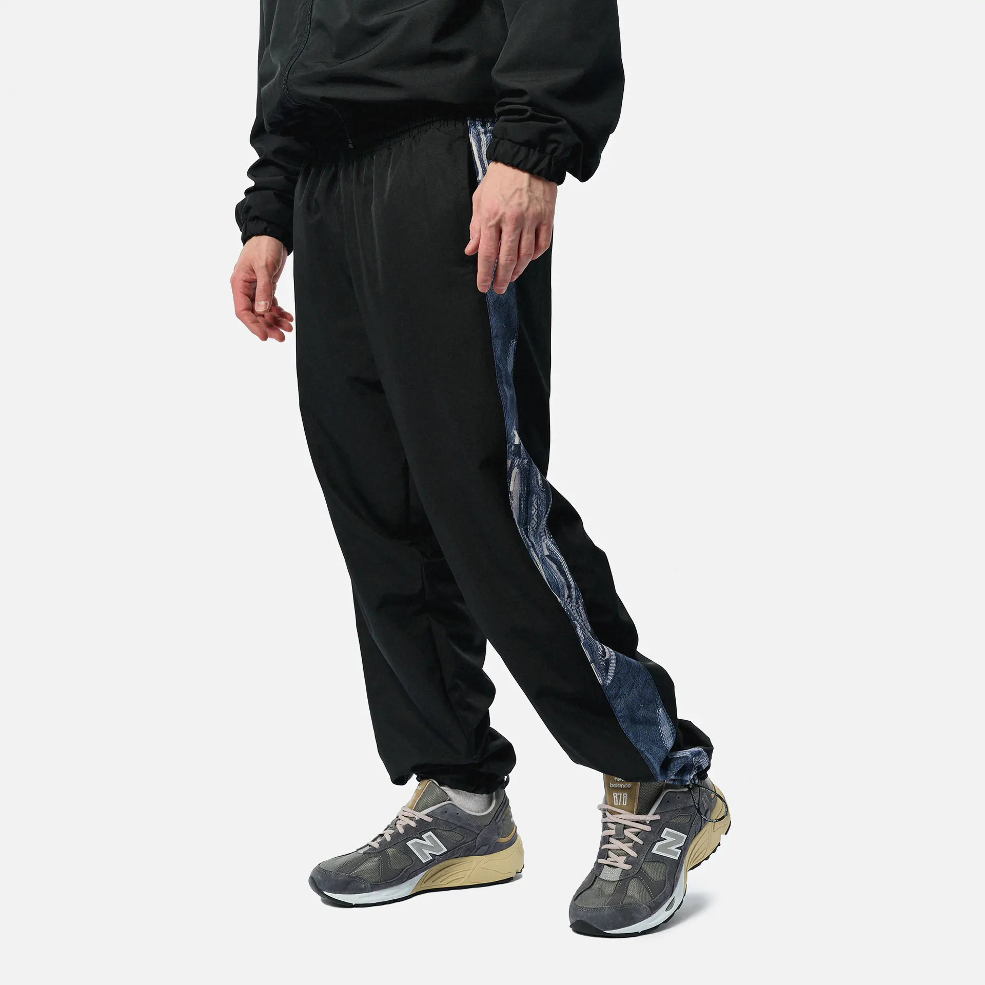 Carlo Colucci Summer Track Pants Black