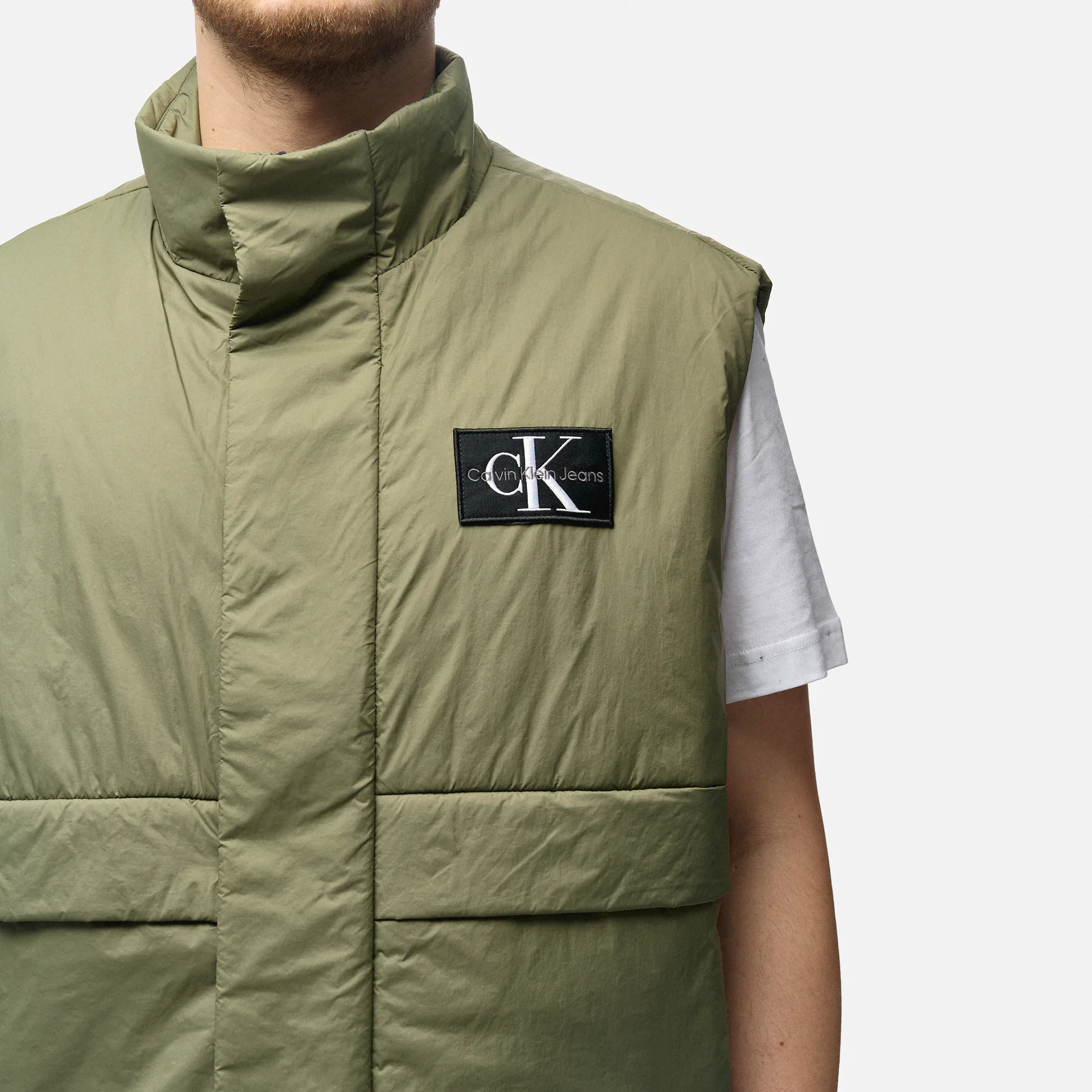 Calvin Klein Jeans Transitional Vest Dusty Olive