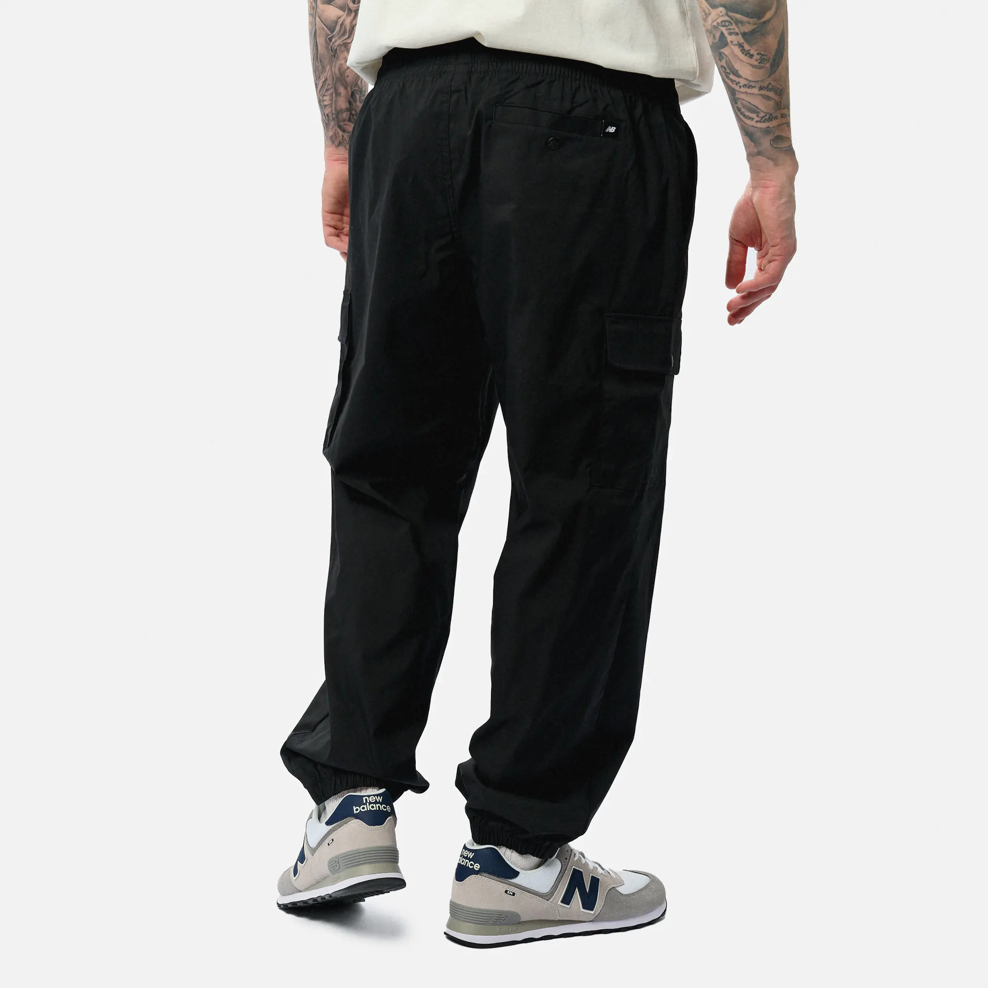 New Balance Twill Cargo Jogger Black