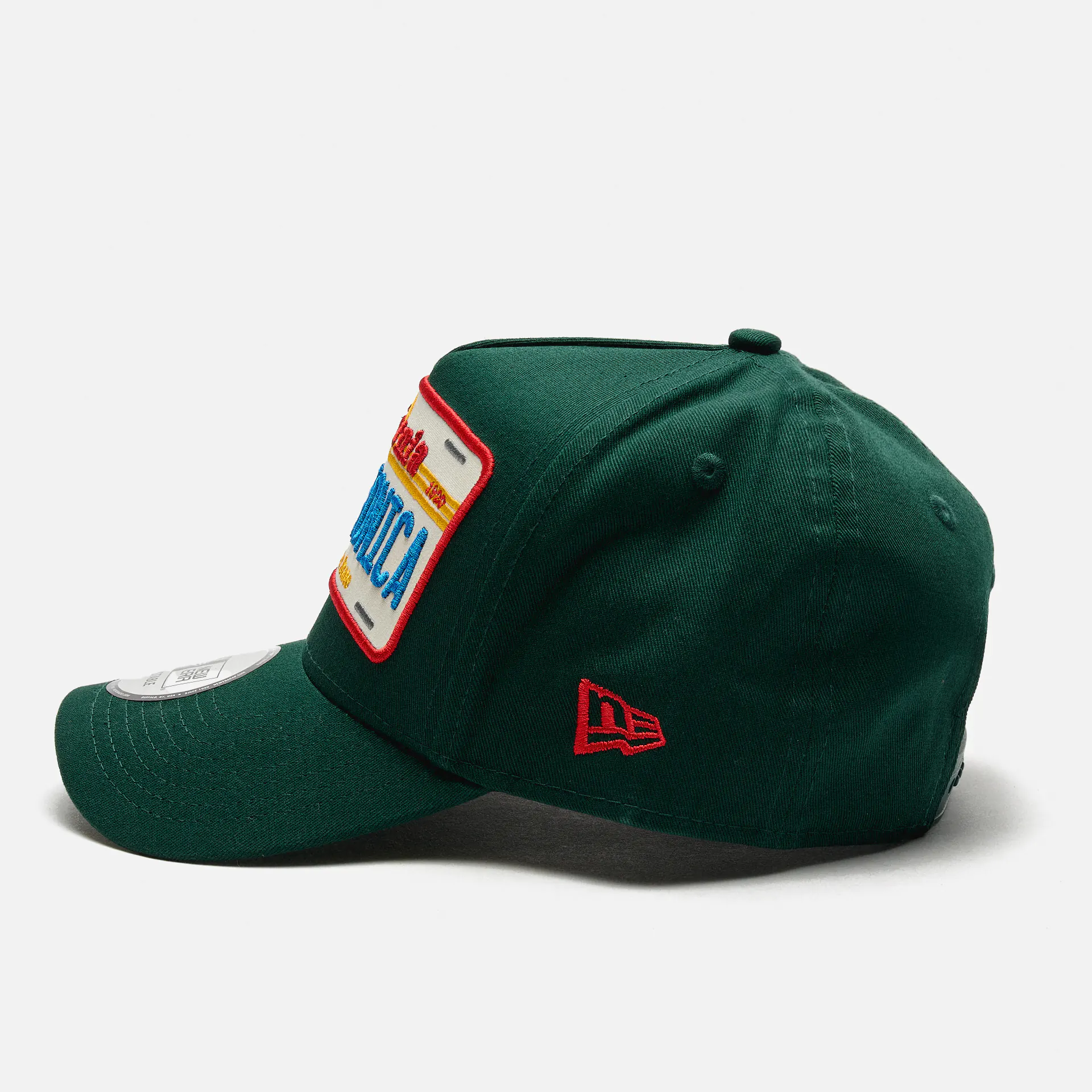 New Era Santa Monica License Plate 9FORTY A-Frame Cap Dark Green