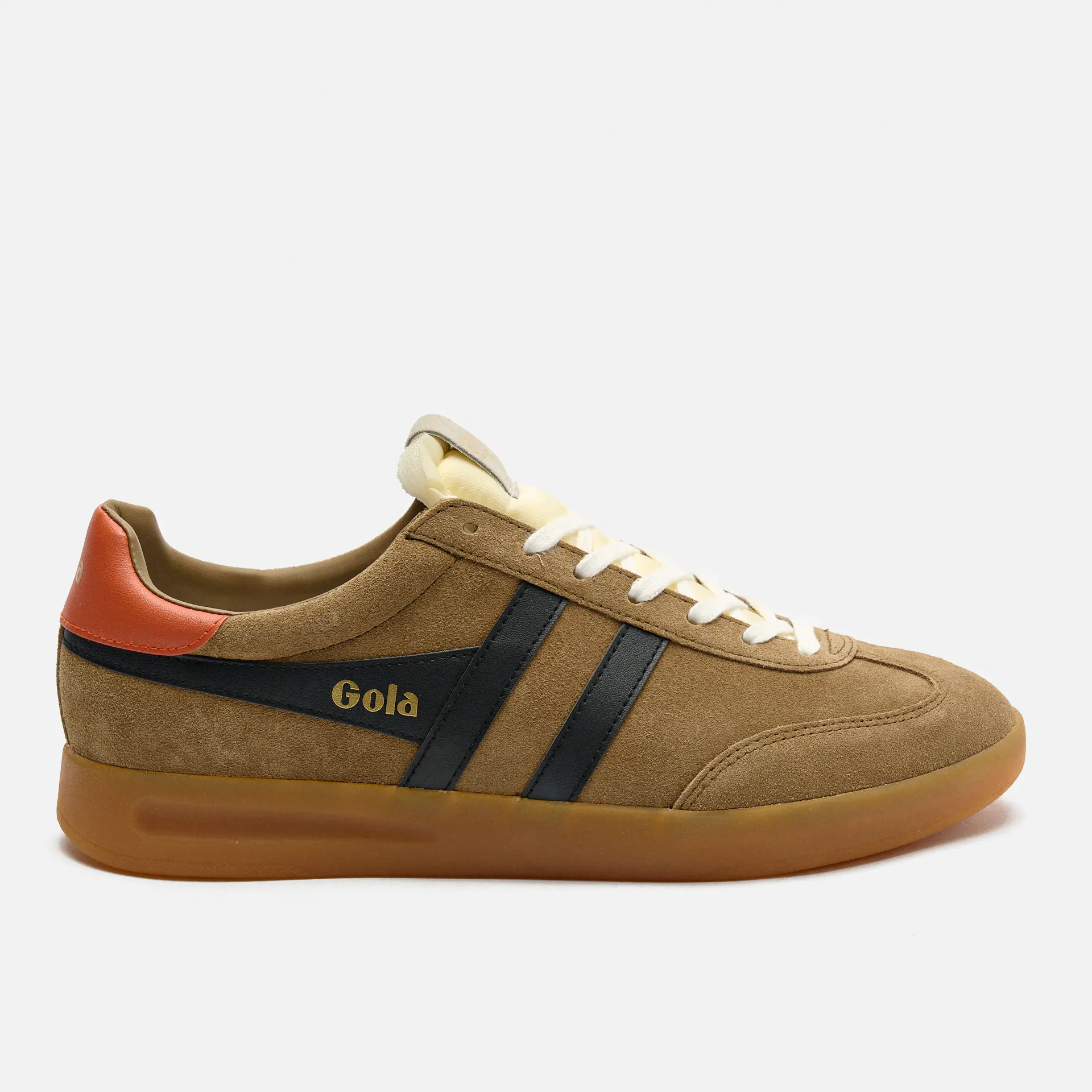 Gola Cyclone Sneaker Tobacco/Black/Moody Orange/Gum