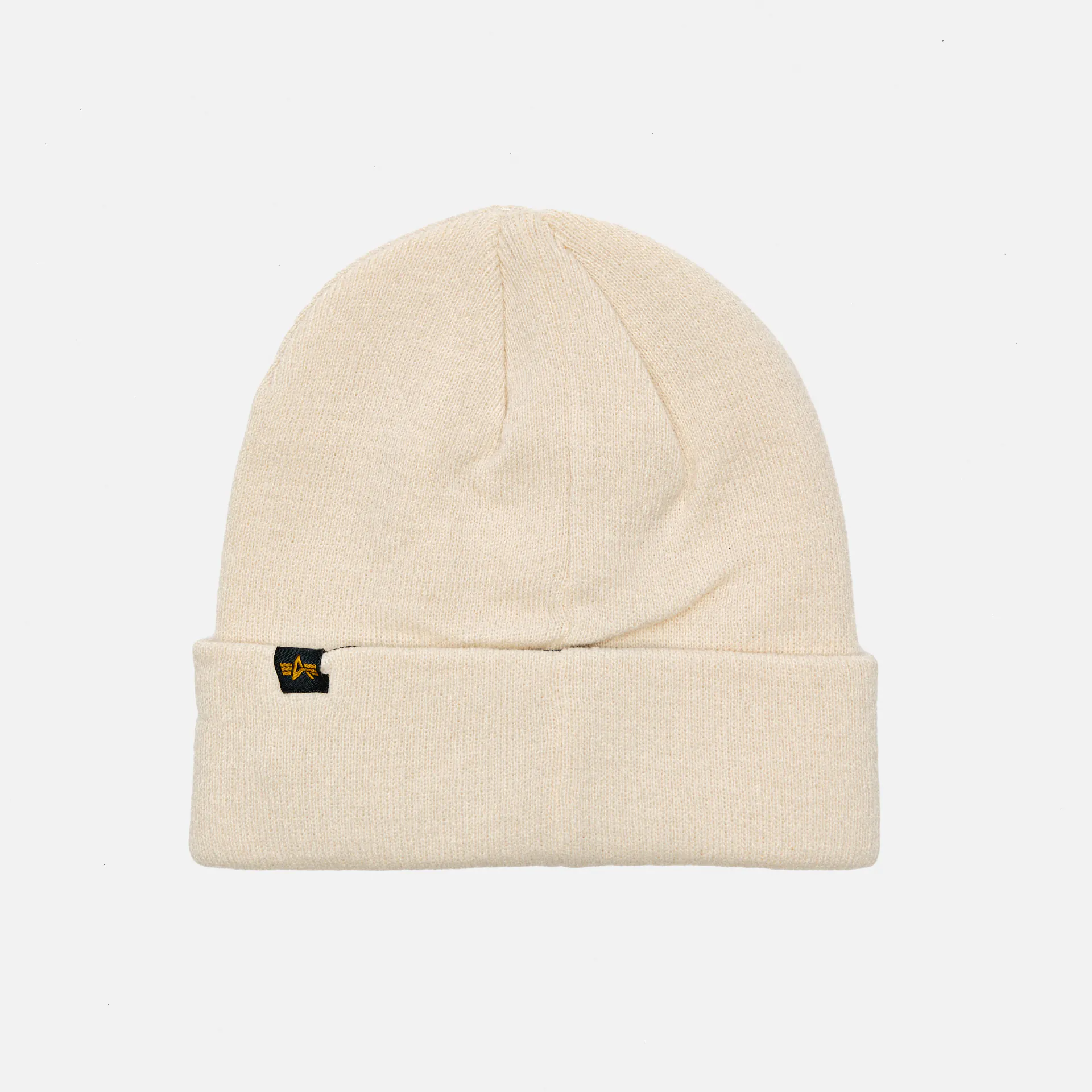 Alpha Industries Crew Beanie White