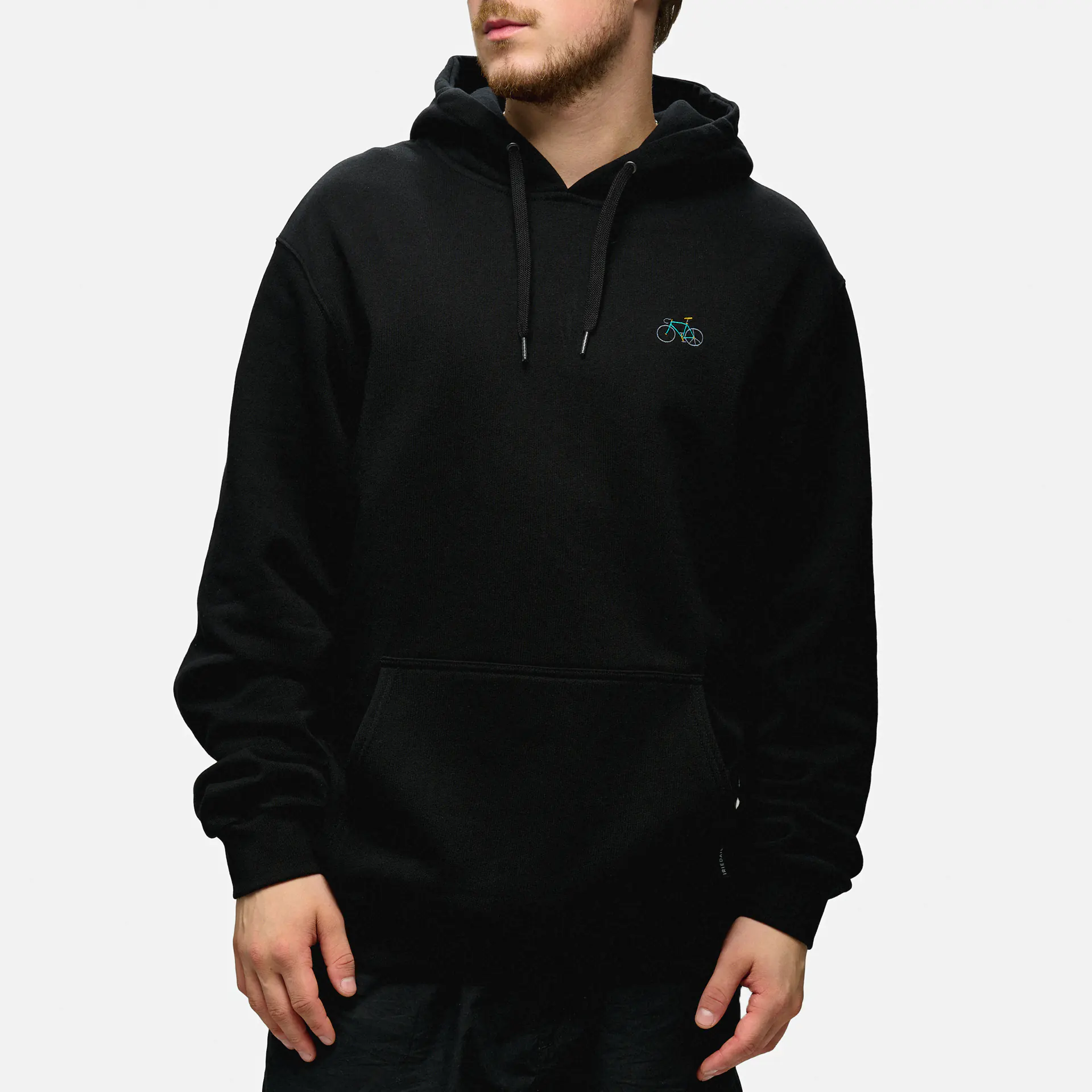 Iriedaily Peaceride Embroidered Hoodie Black