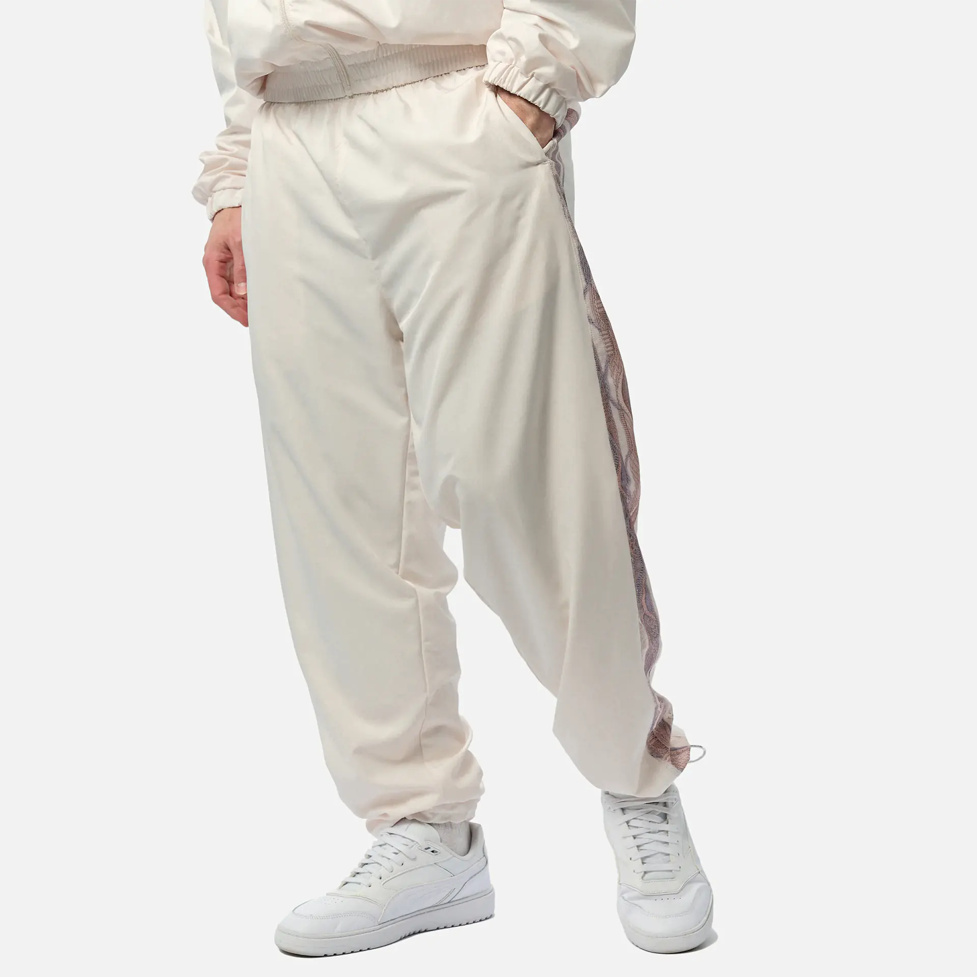 Carlo Colucci Summer Track Pants Off White