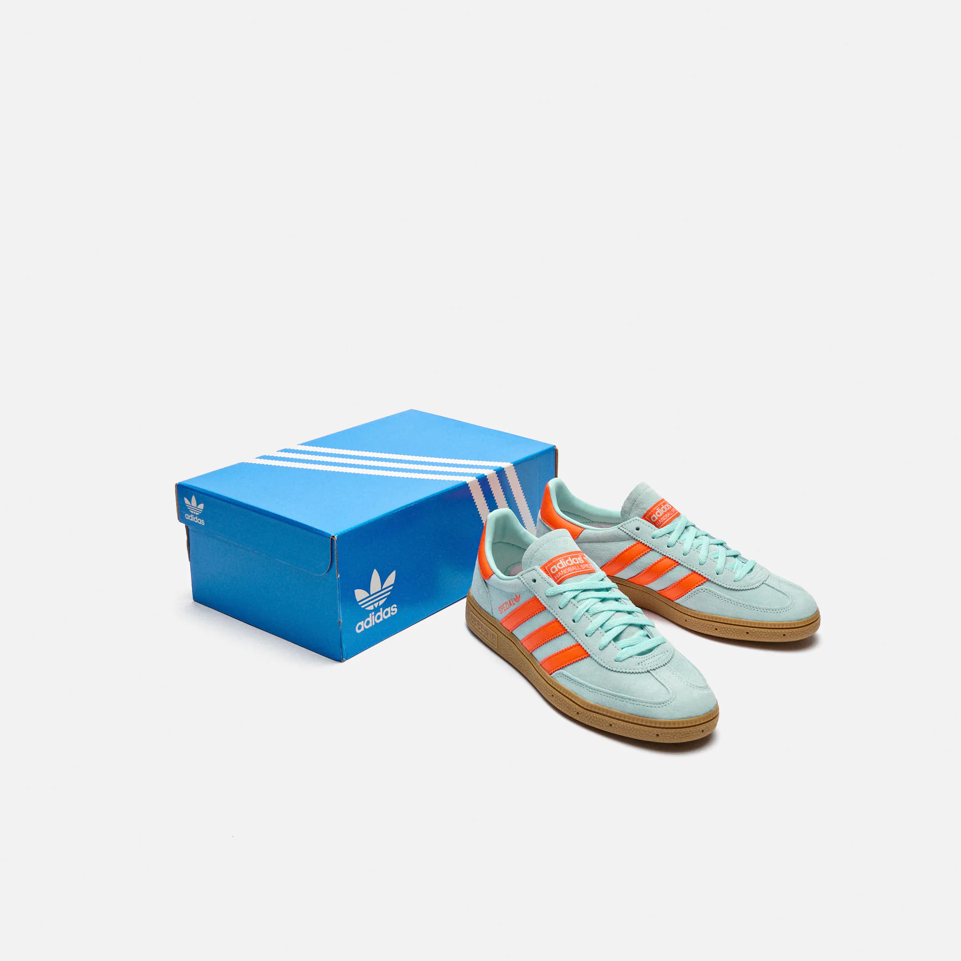 adidas Originals Handball Spezial Sneaker Flash Aqua/Orange/Gum