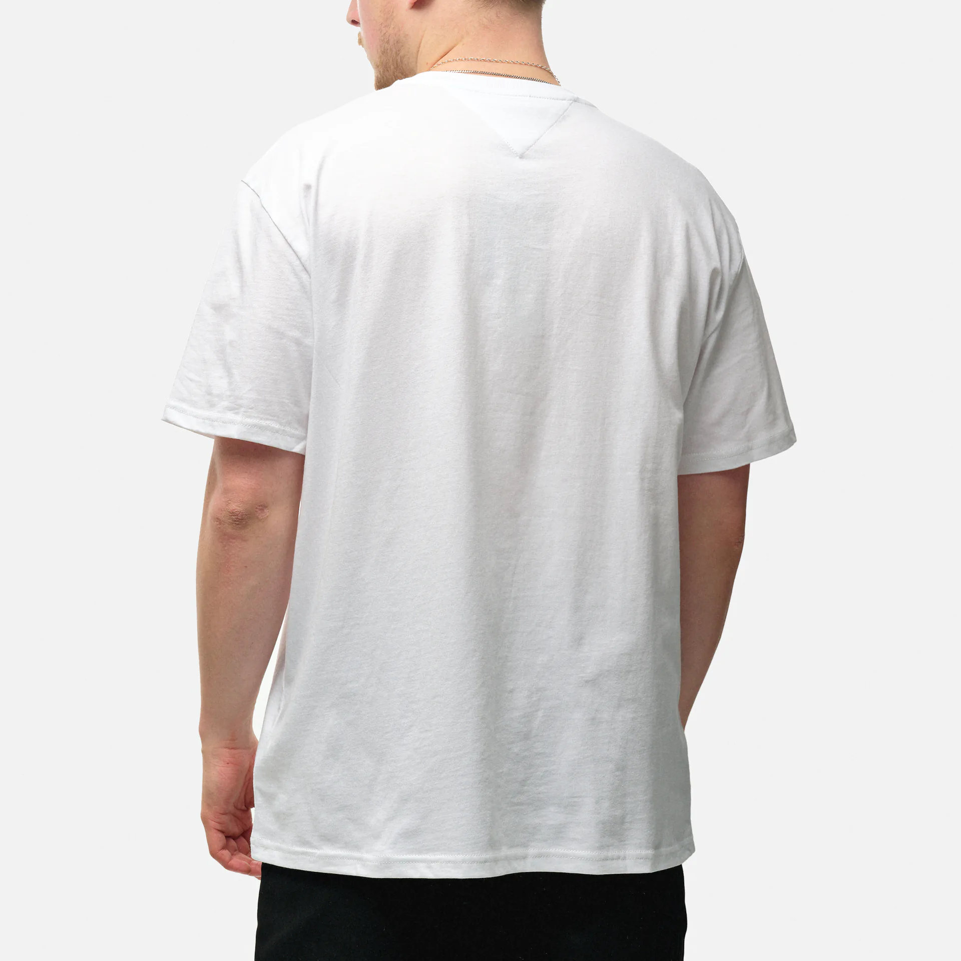 Tommy Jeans Linear Logo T-Shirt White