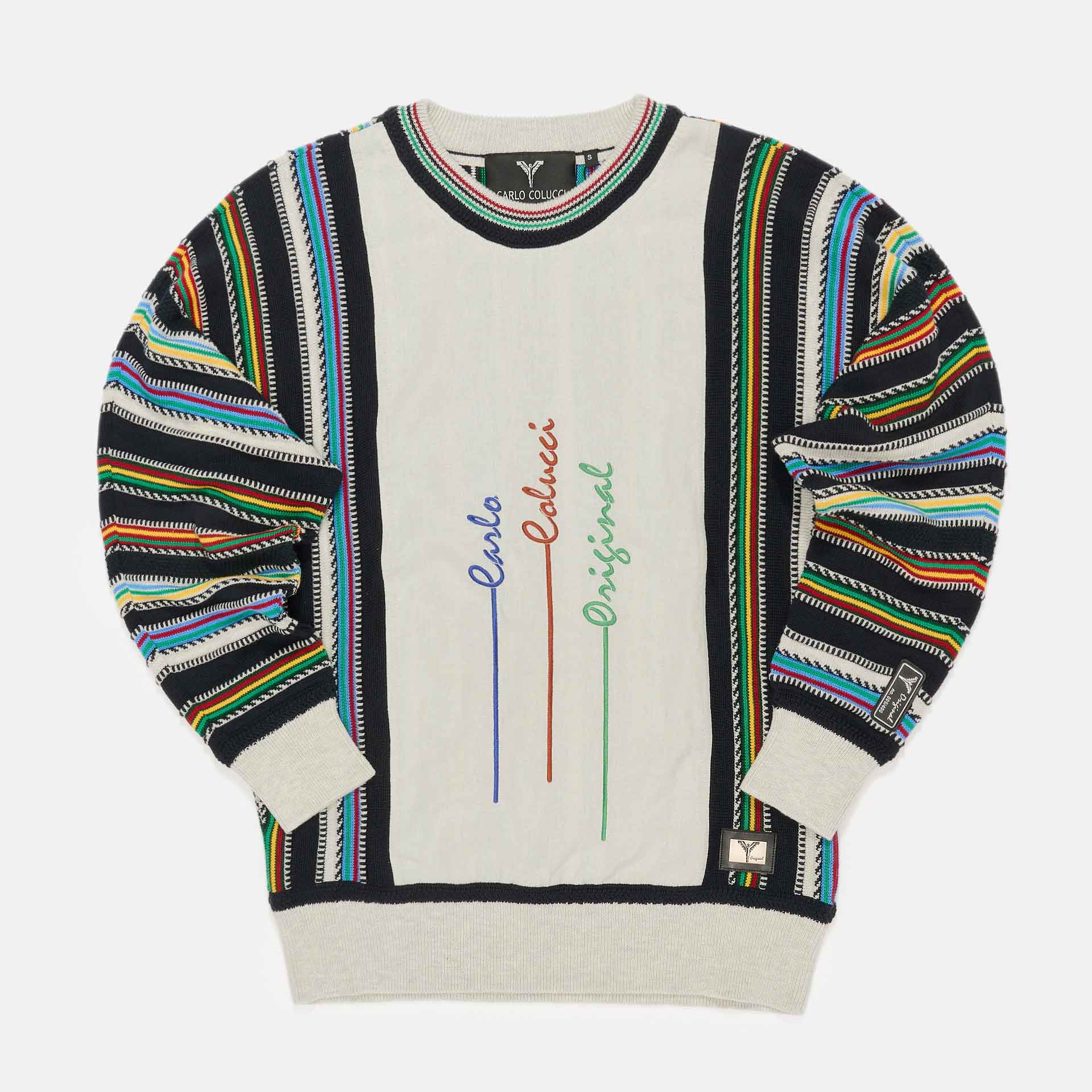 Carlo Colucci Roundneck Sweatshirt Multicolor
