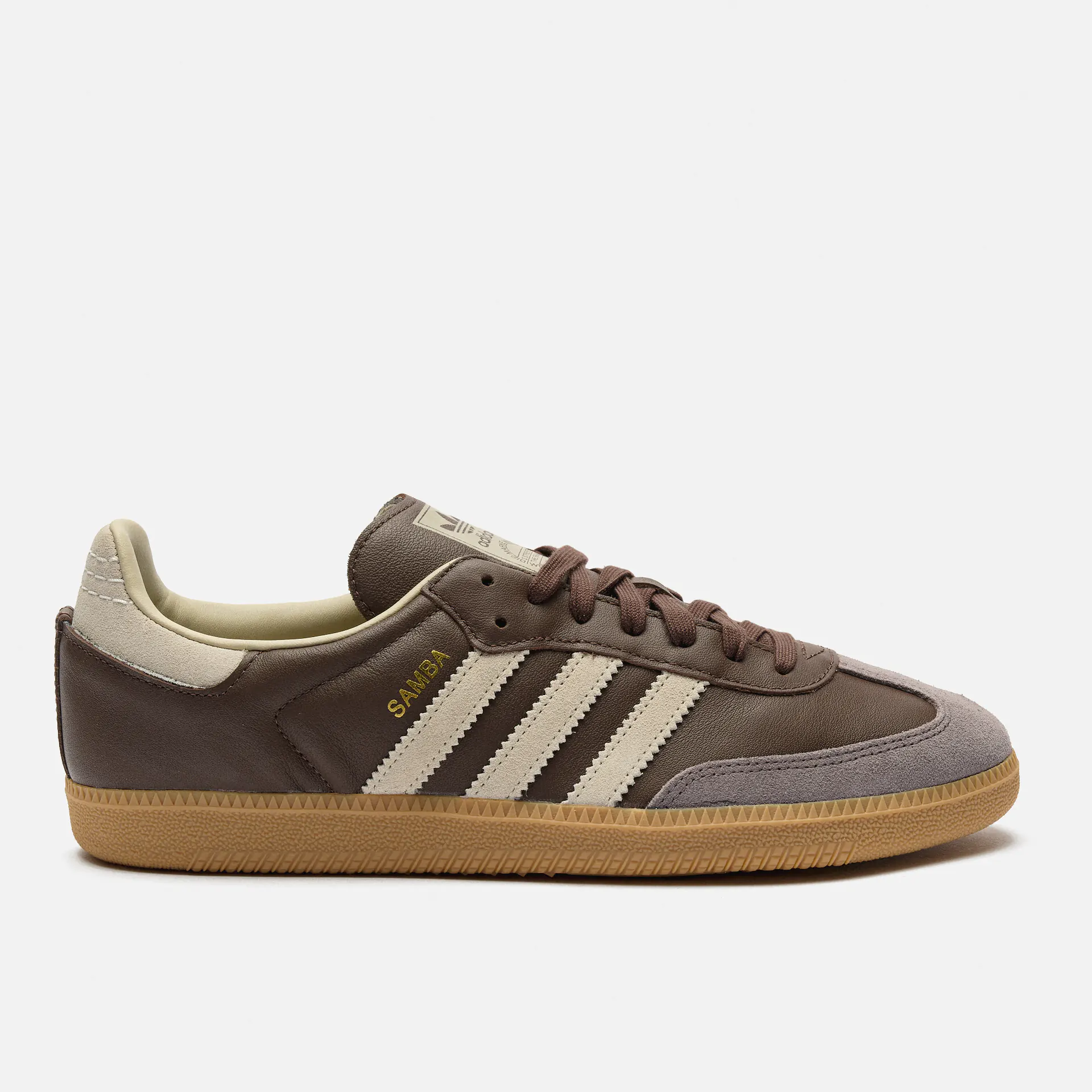 adidas Originals Samba OG Sneaker Brown/Putty Grey/Gold