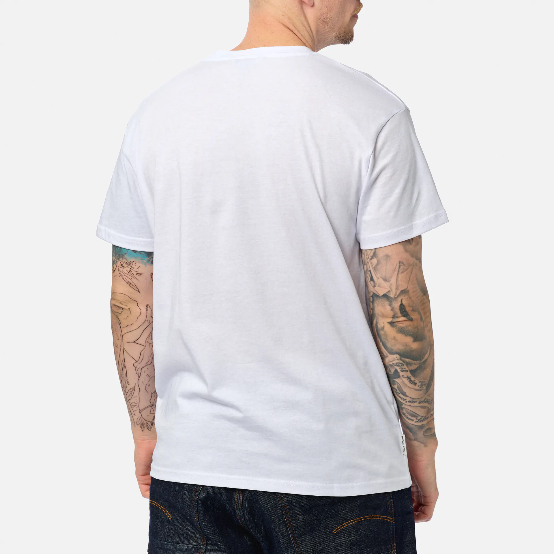 Unfair Athletics Classic Label T-Shirt White 