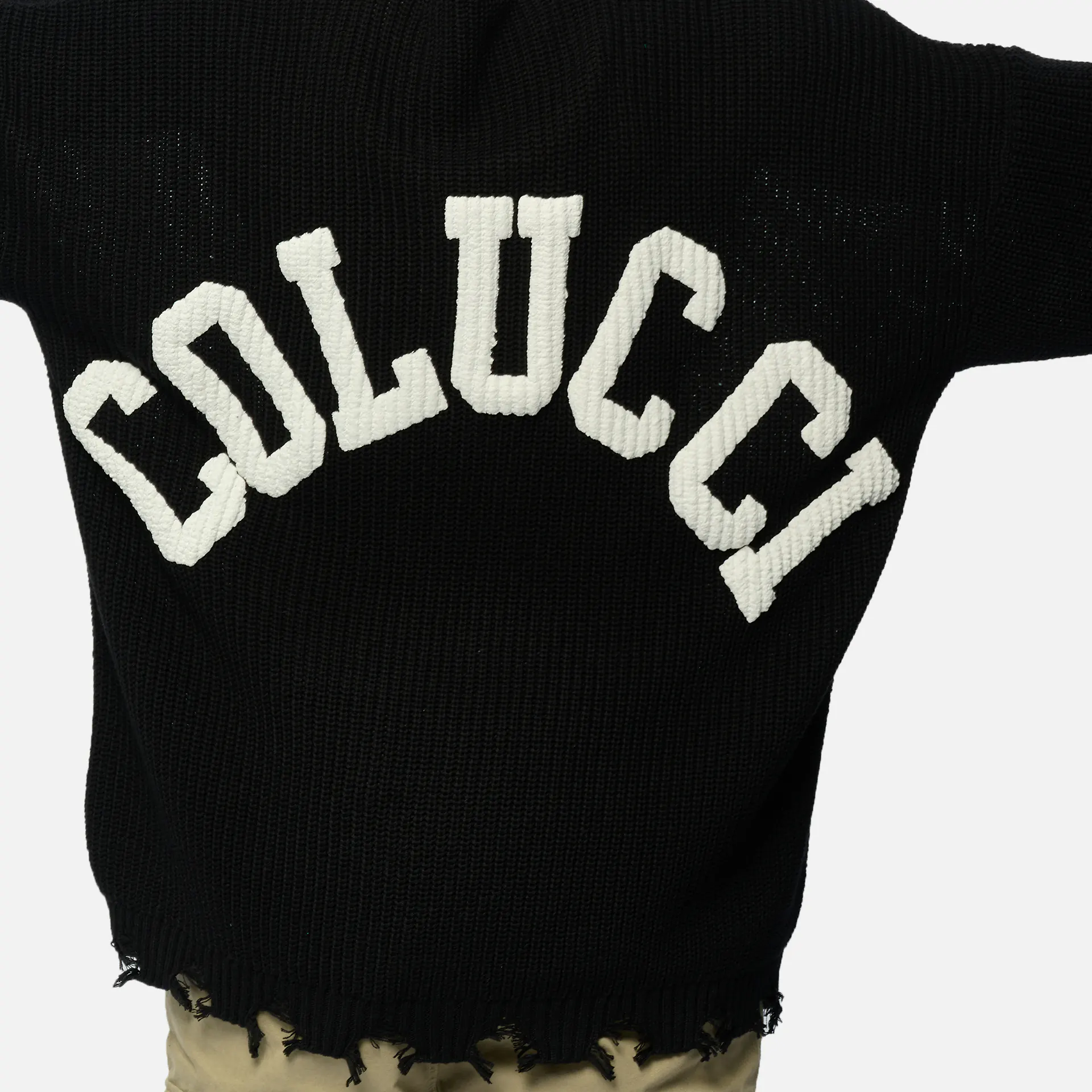 Carlo Colucci Wide Pullover Black