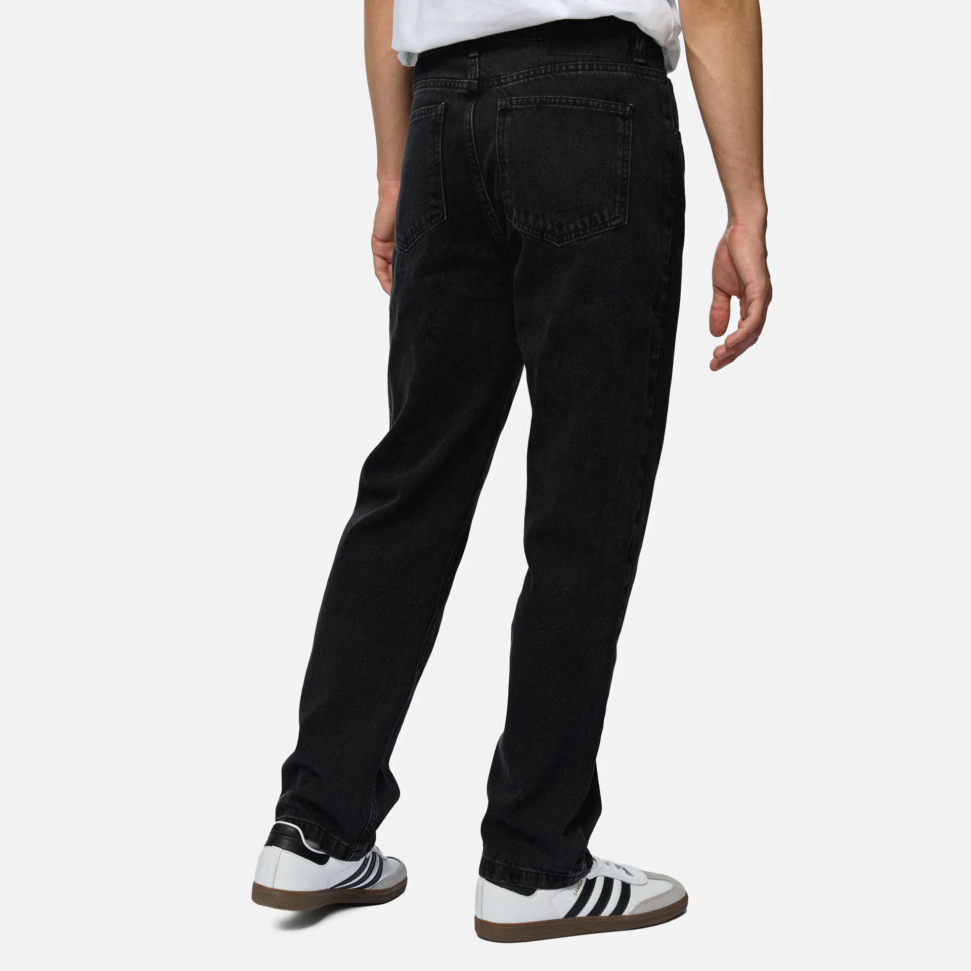 PEGADOR Baltra Baggy Jeans Washed Black