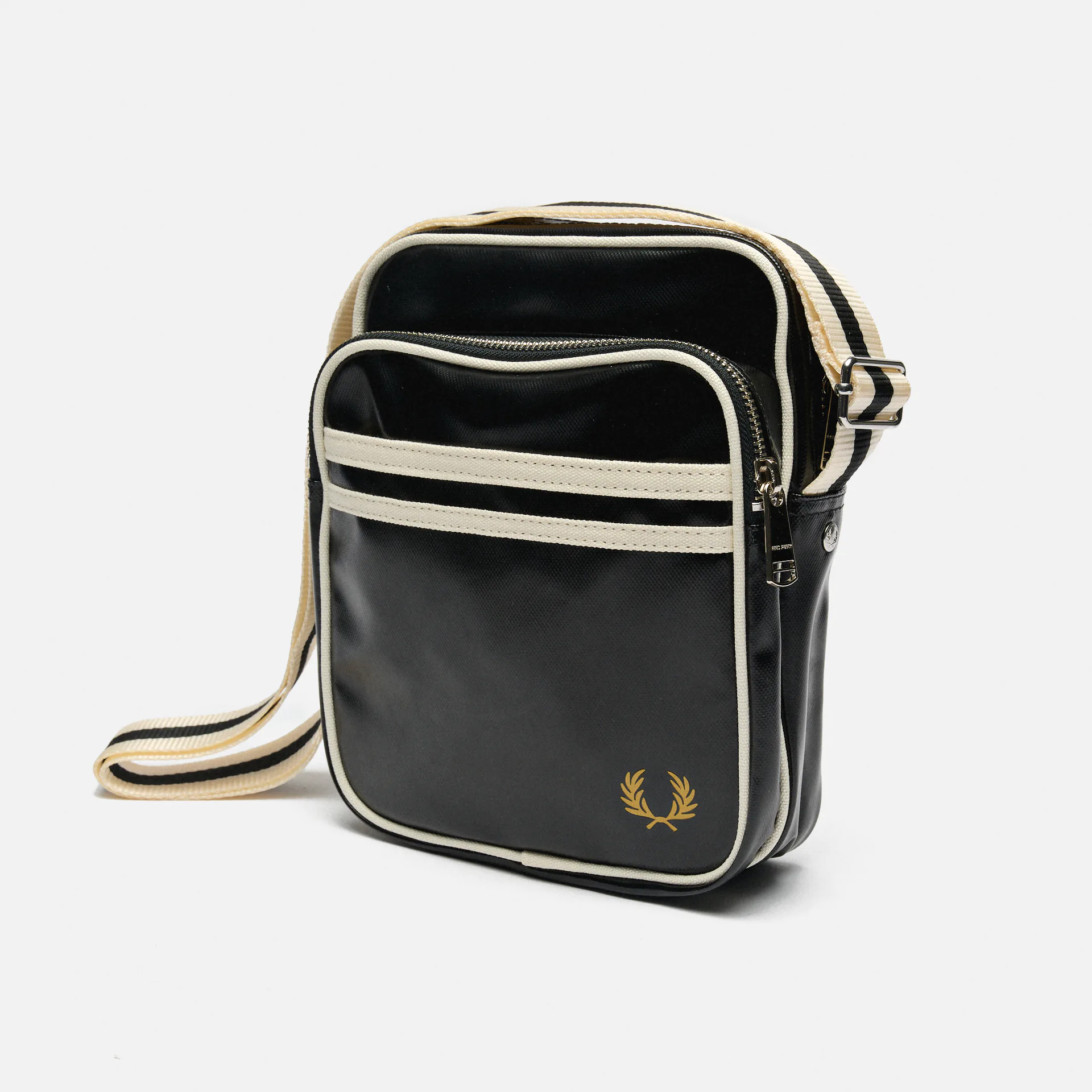 Fred Perry Classic Side Bag Black/Ecru