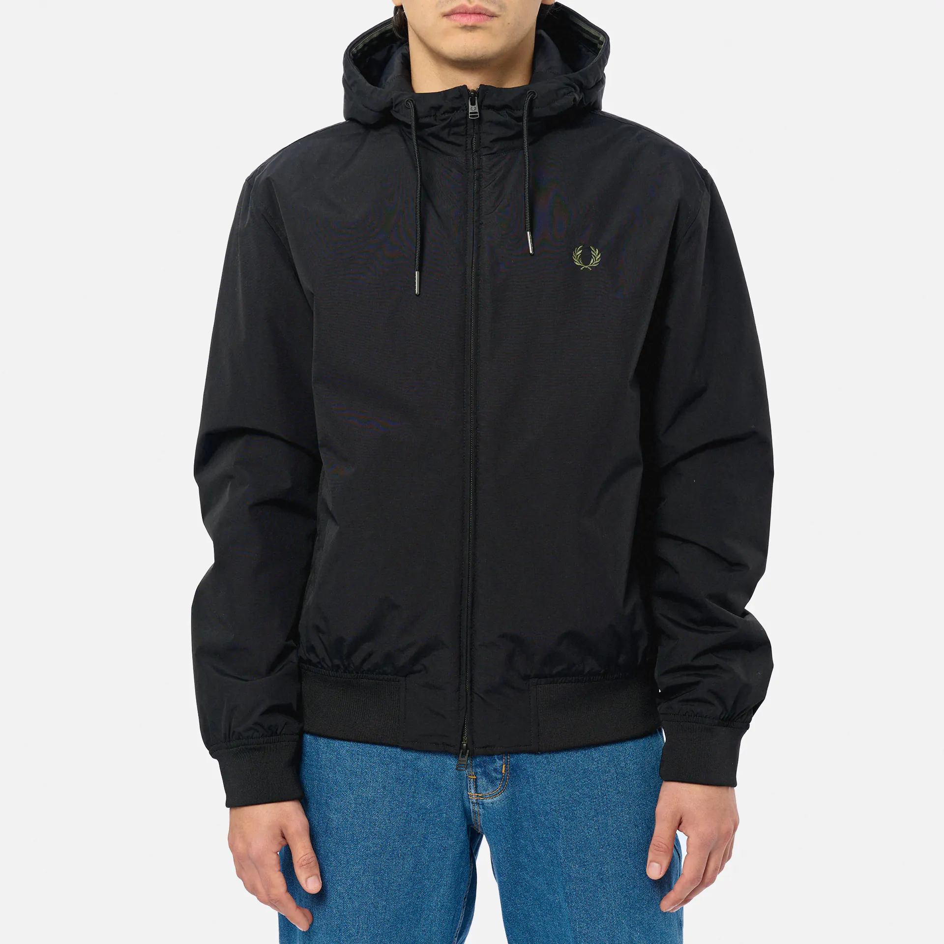 Fred Perry Hooded Brentham Jacket Black