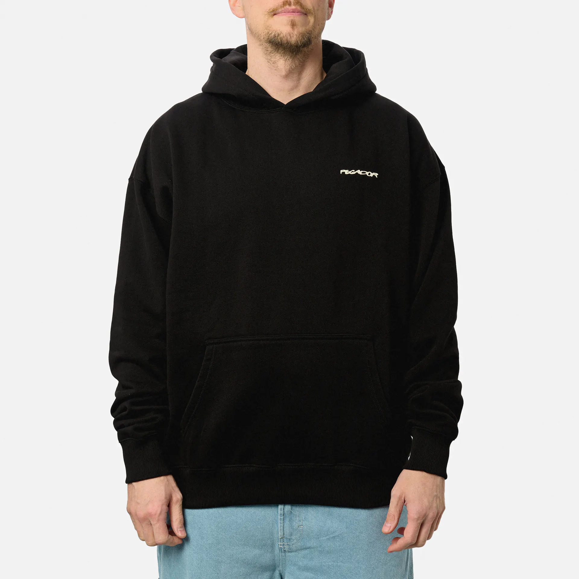 PEGADOR Allis Oversized Hoodie Washed Black