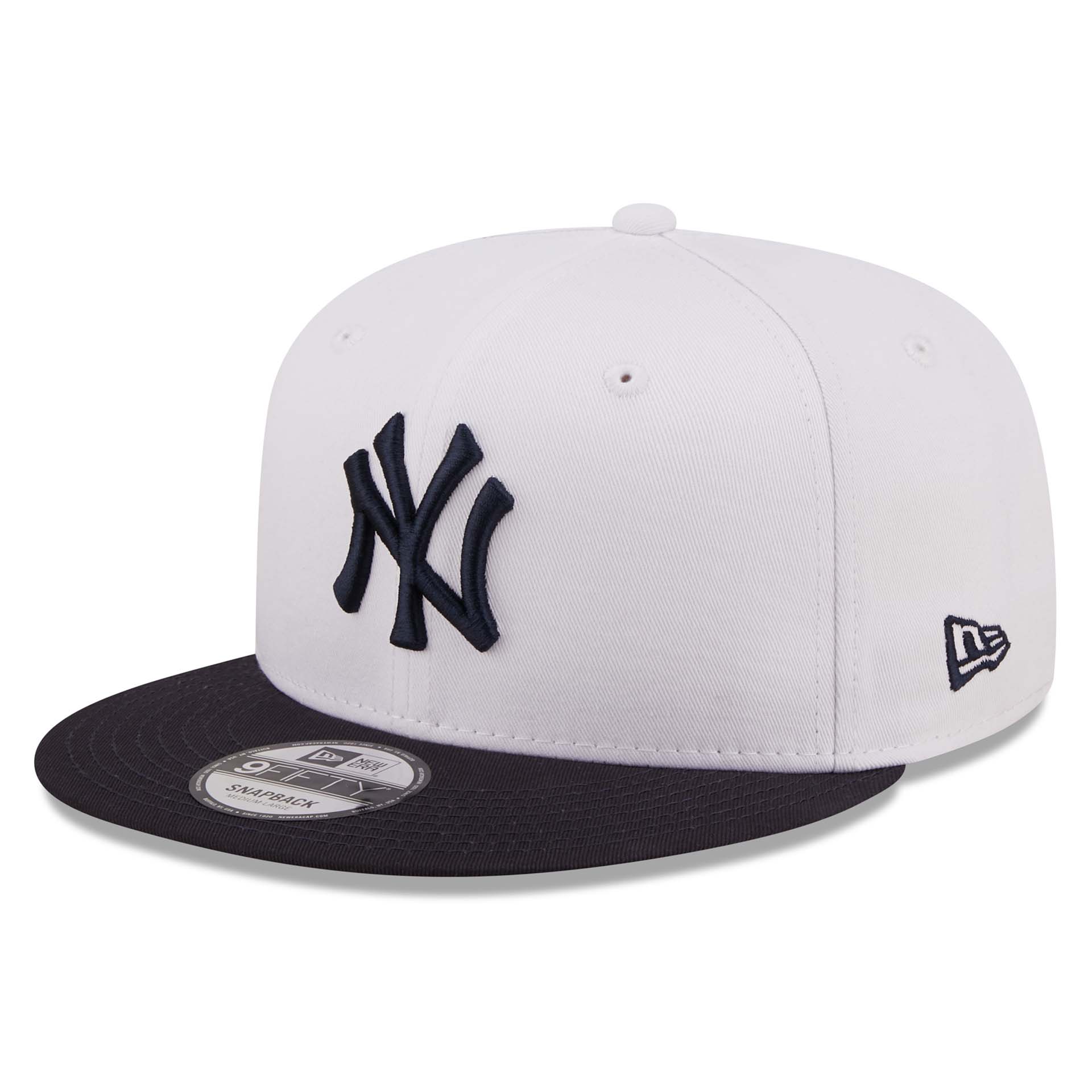 New Era 9Fifty New York Yankees White Crown Cap White 