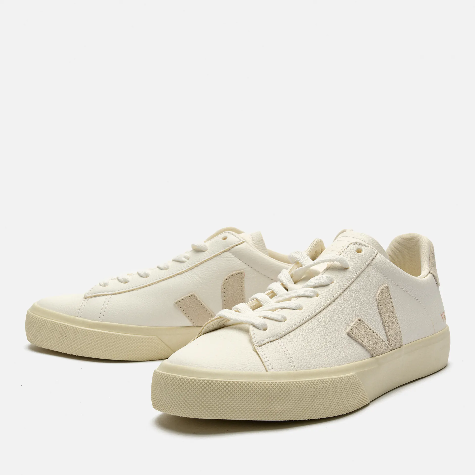 Veja Campo Chromefree Leather Sneaker Extra White/ Natural Suede