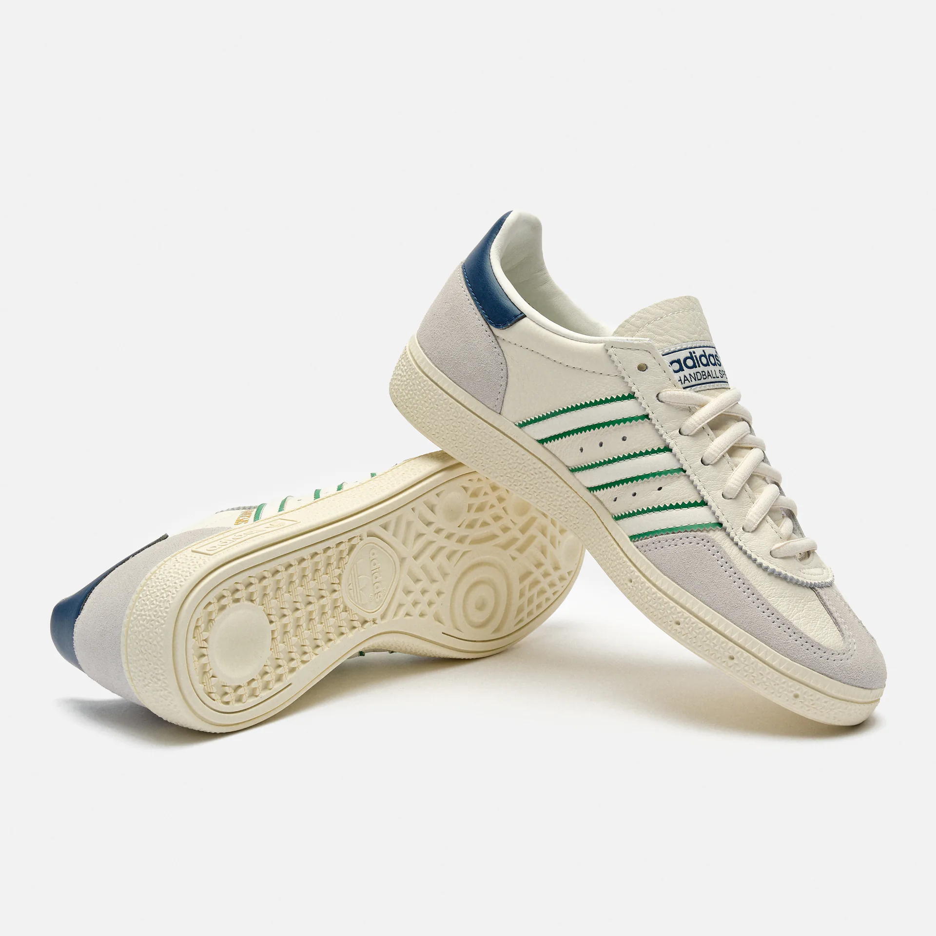 adidas Sneaker Handball Spezial Leather Core White Green Night Indigo