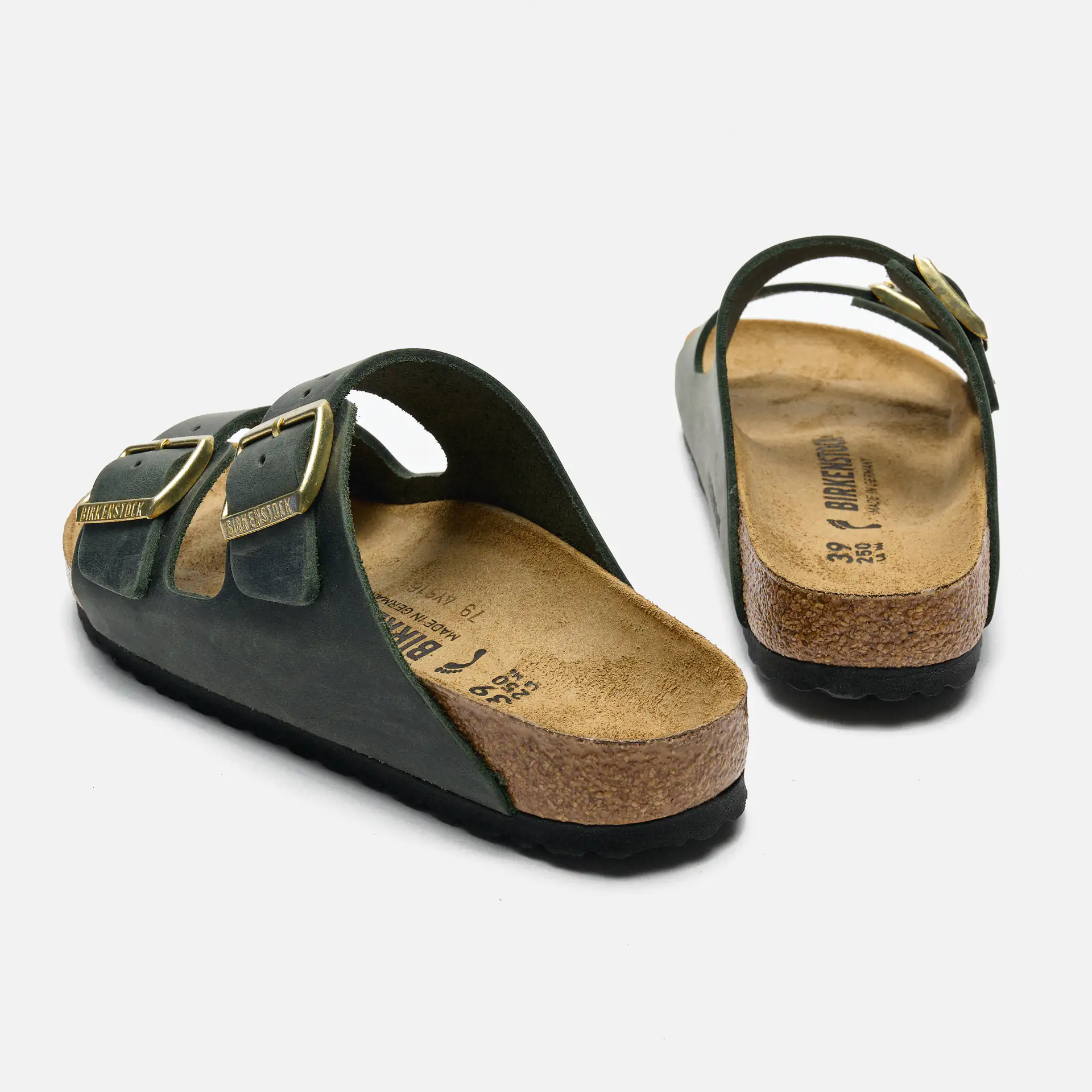 Birkenstock Arizona Oiled Leather Sandals Thyme