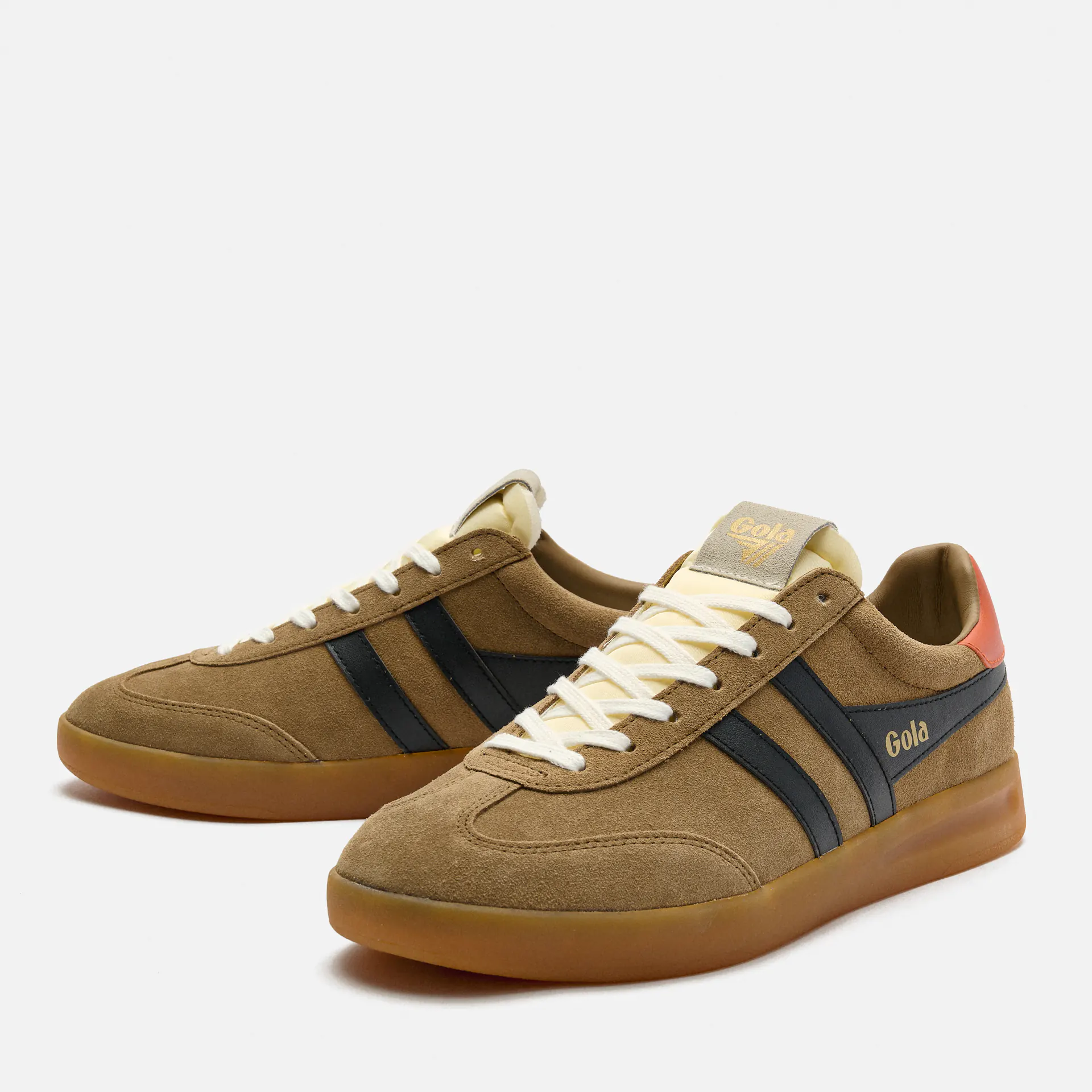 Gola Cyclone Sneaker Tobacco/Black/Moody Orange/Gum