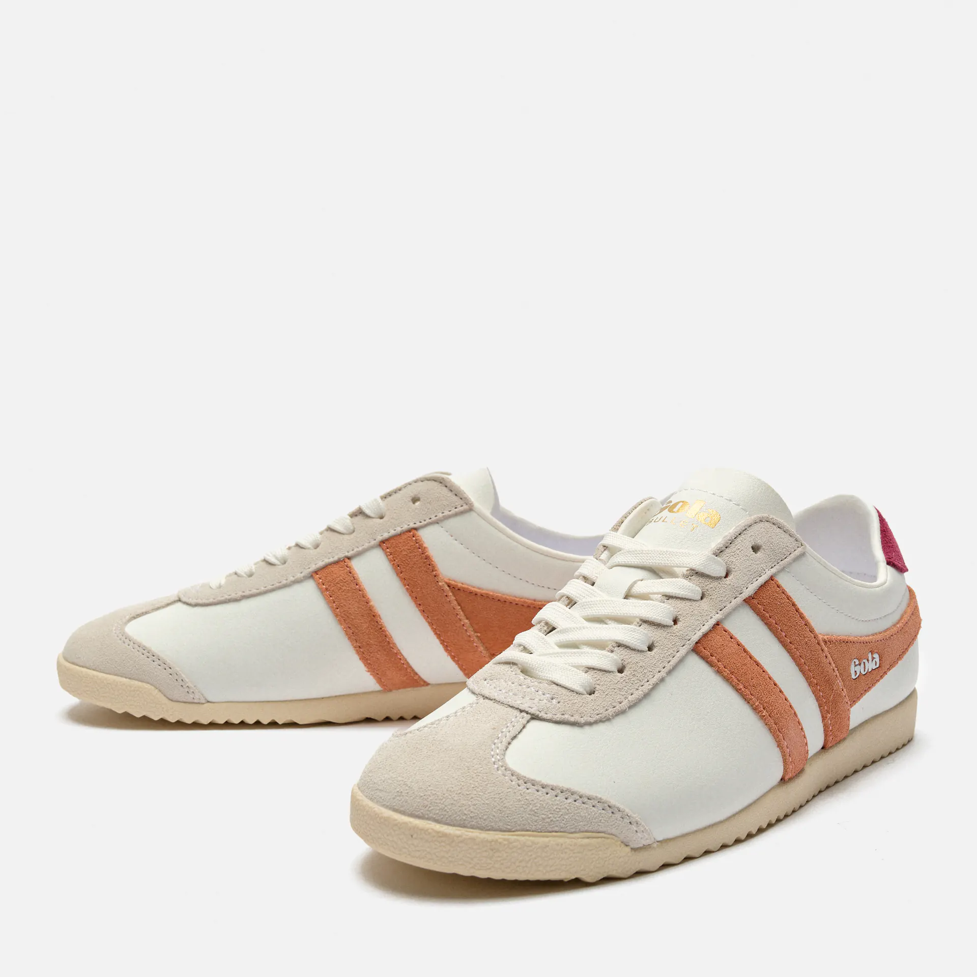 Gola Bullet Pure Sneaker White/Terracotta/Cerise