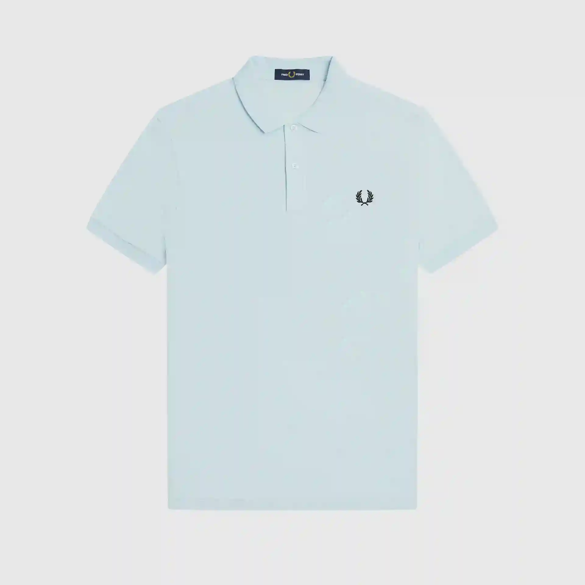 Fred Perry Plain Polo Shirt Light Ice