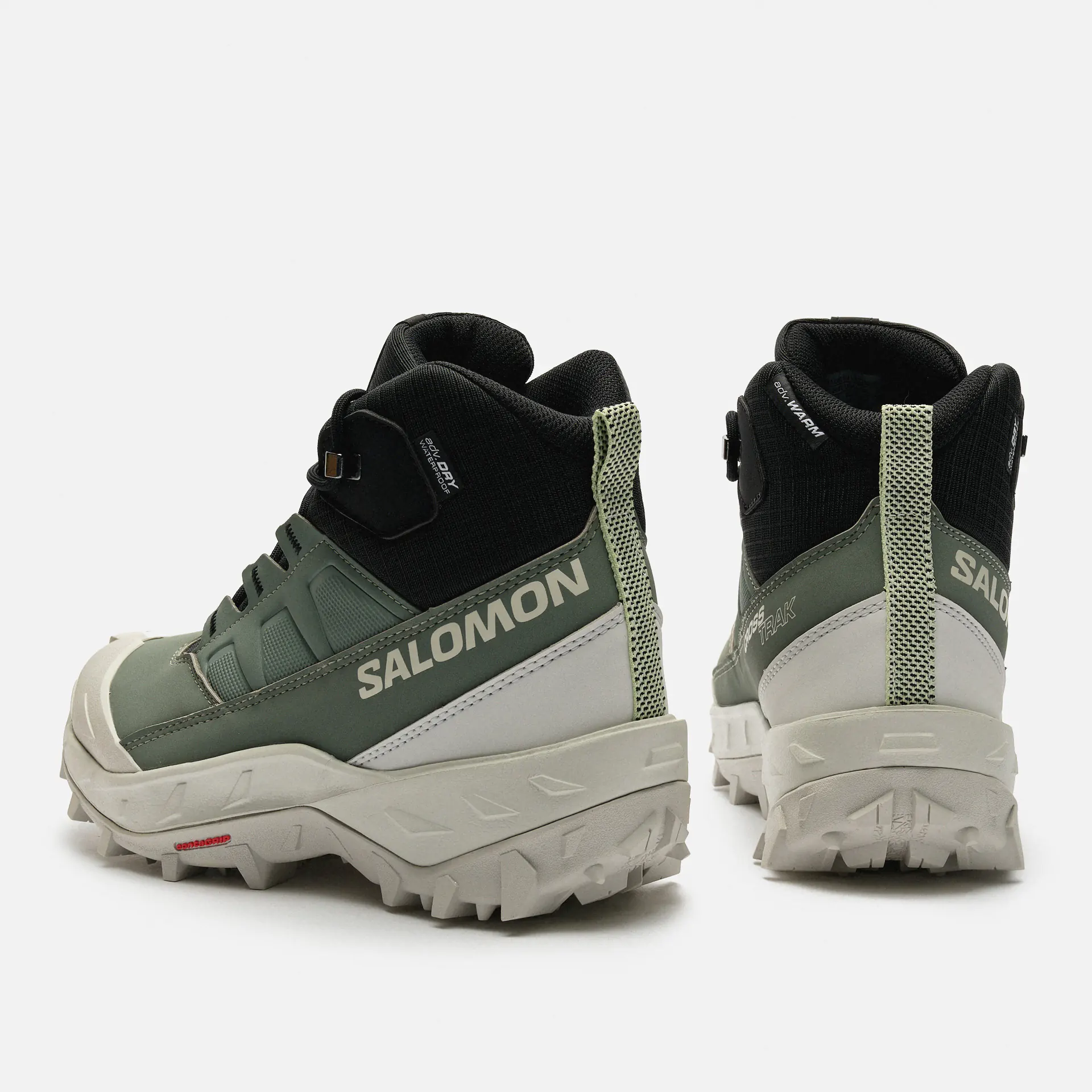 Salomon CROSSTRAK WP Boots W Agave Green/Black/Canary Green