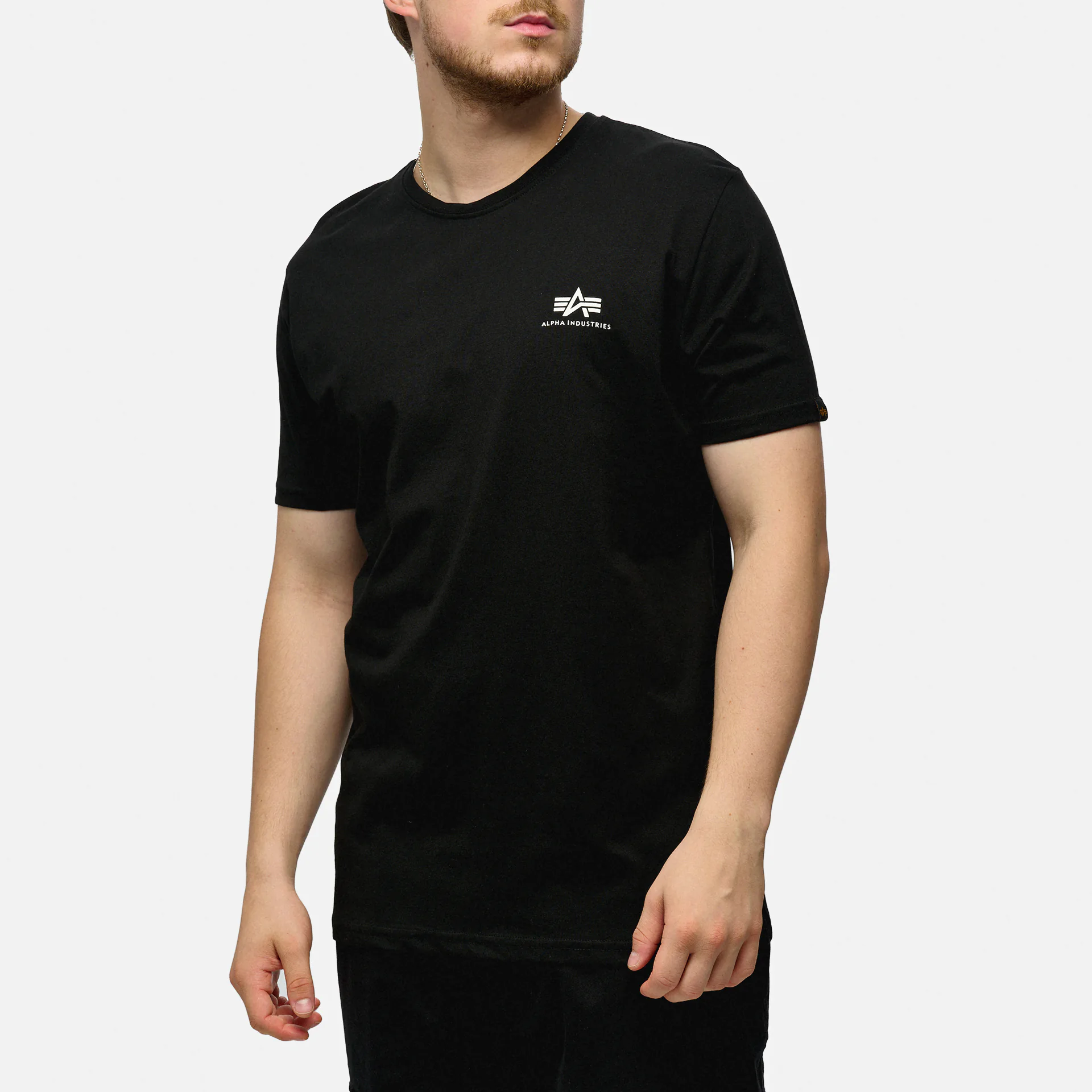 Alpha Industries Basic T-Shirt Small Logo Black