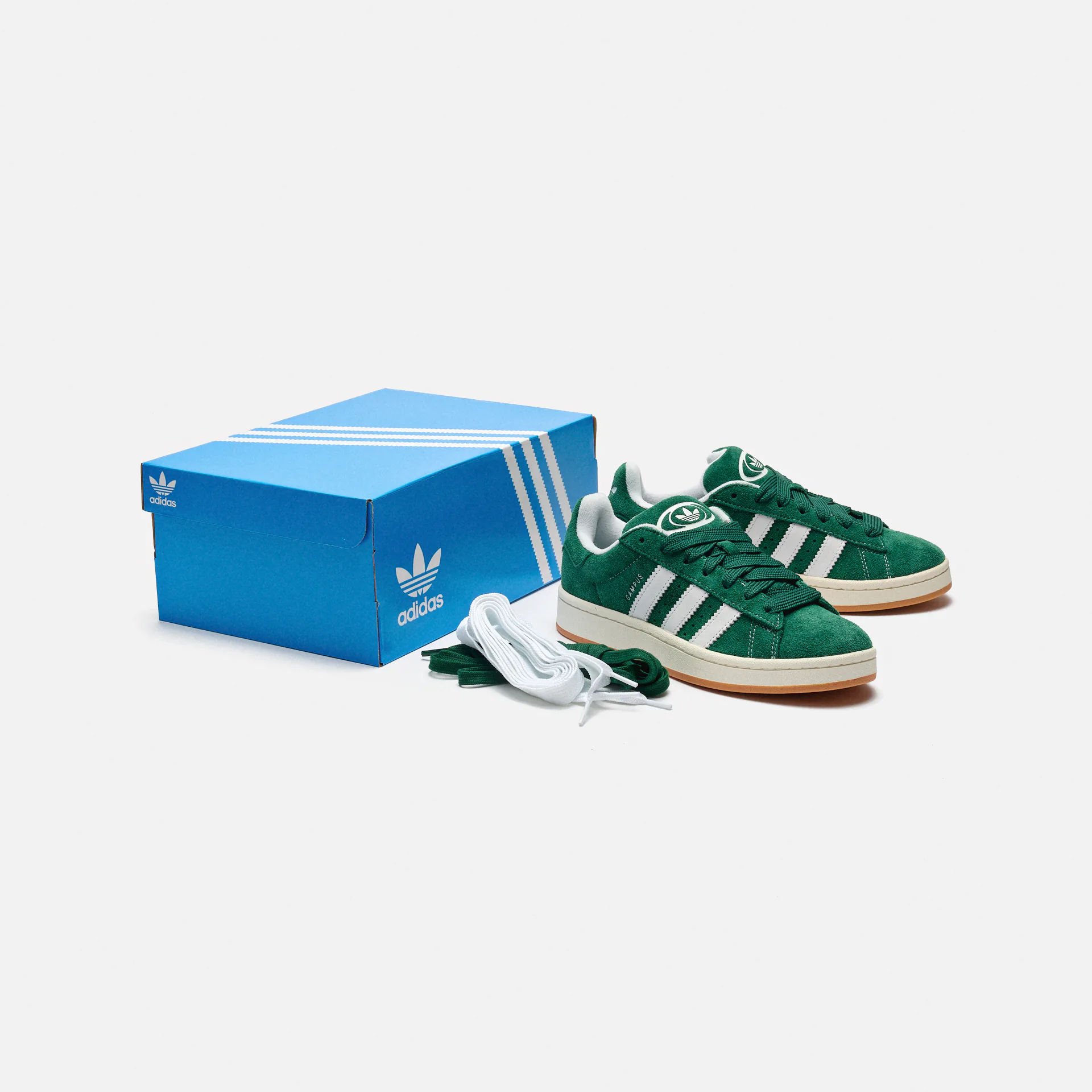 adidas Originals Campus 00s Sneaker Dark Green/Cloud White/Off White