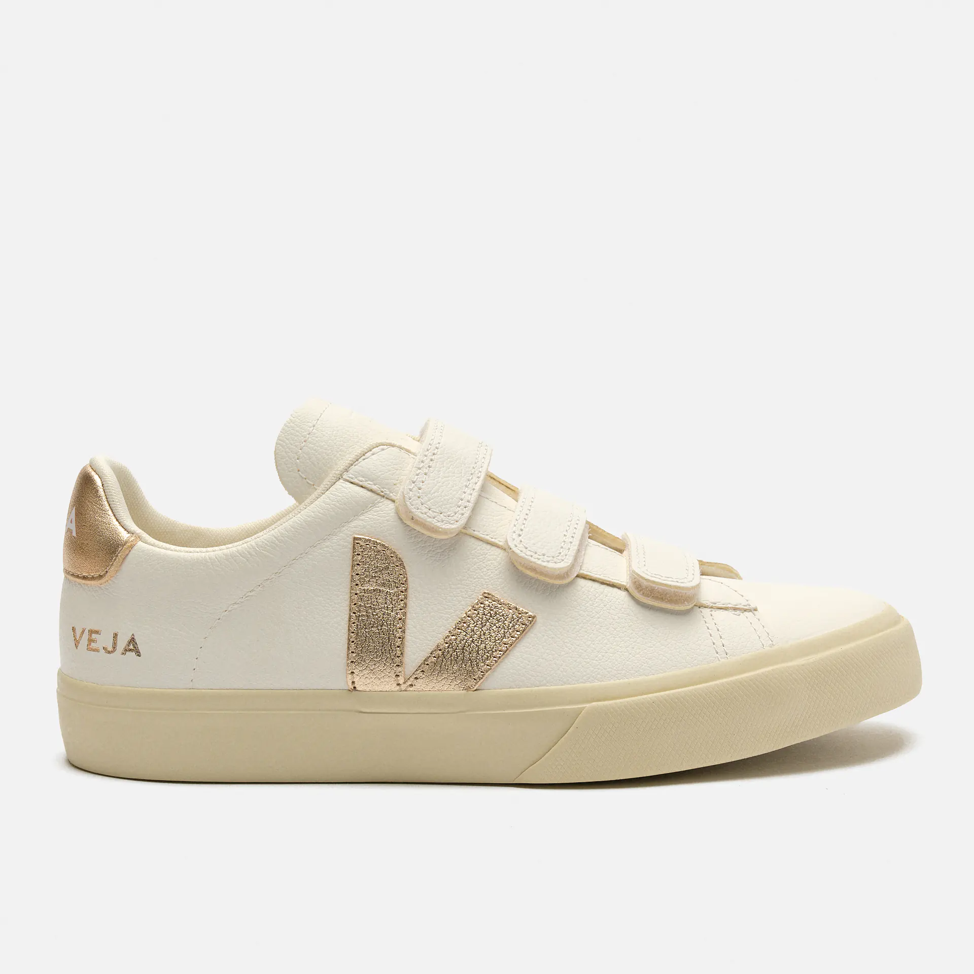 Veja Recife Logo Chromefree Leather Sneaker Extra White/Platine