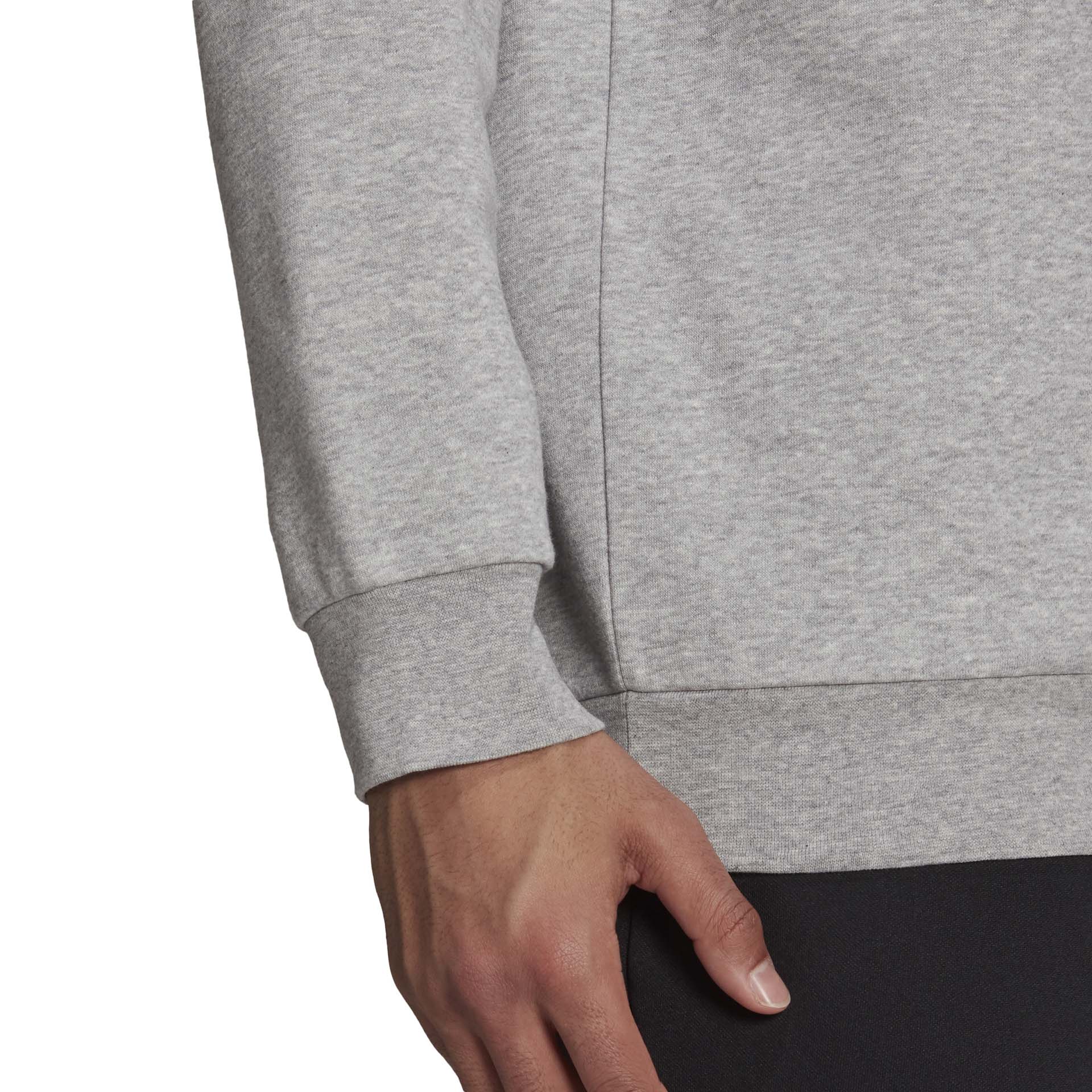 adidas Feelcozy Sweatshirt Medium Gray Heather/ Black