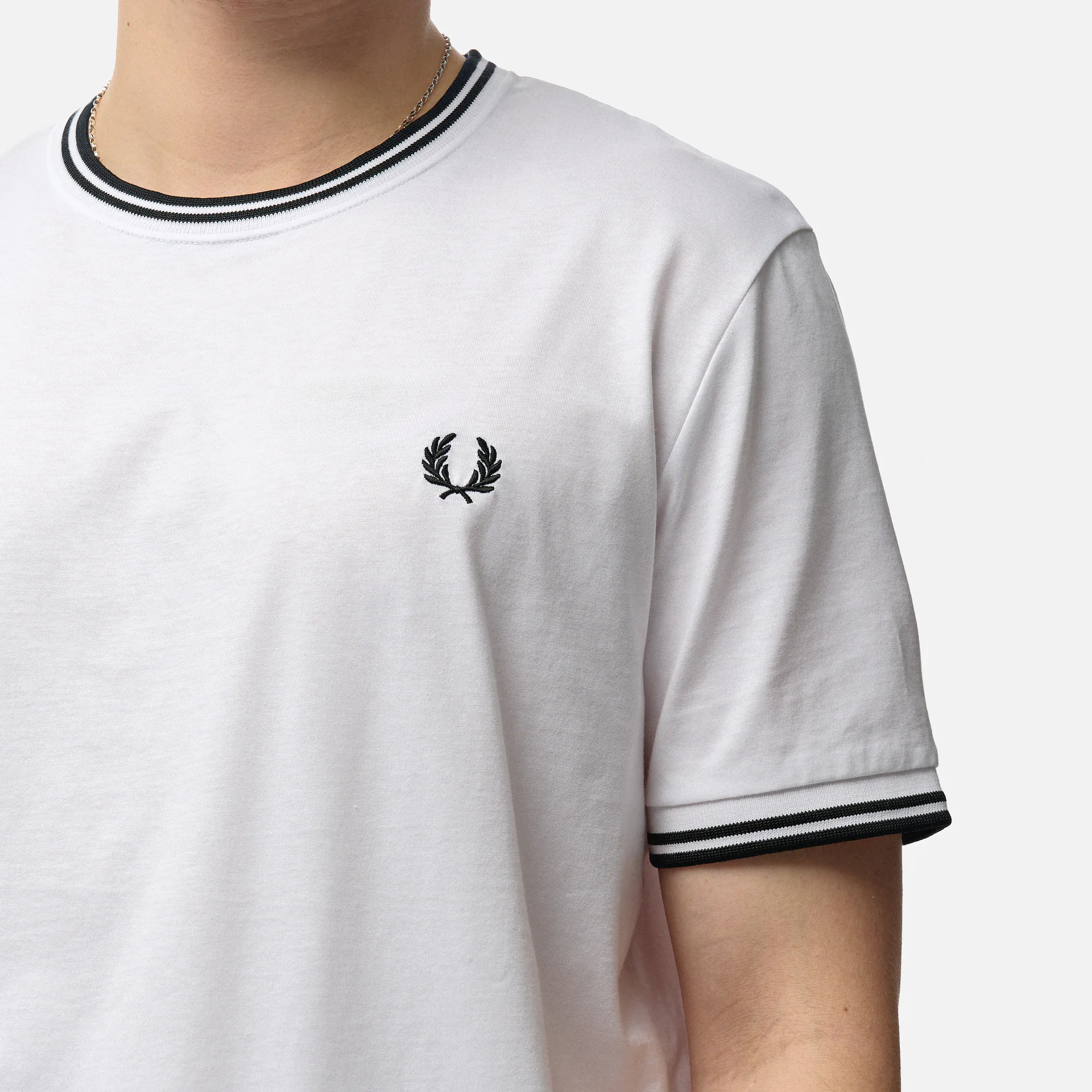 Fred Perry Twin Tipped T-Shirt White