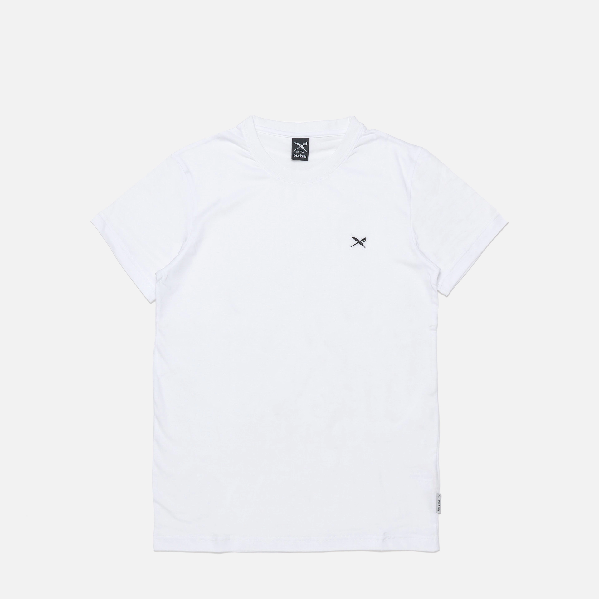 Iriedaily Mini Flag Embroidered T-Shirt White