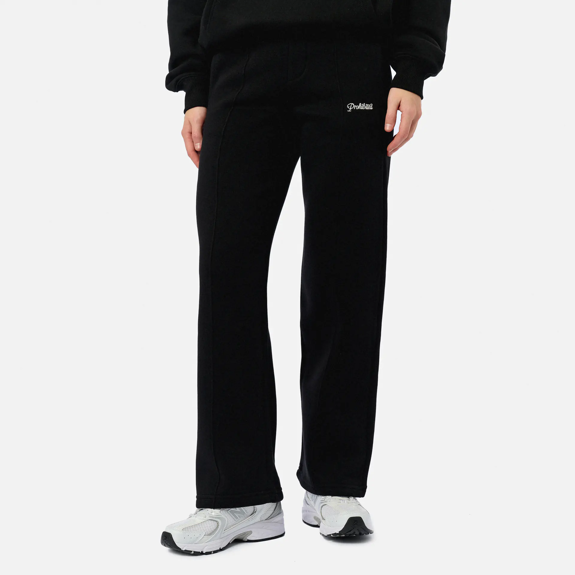 Prohibited Loose Sweatpants Black