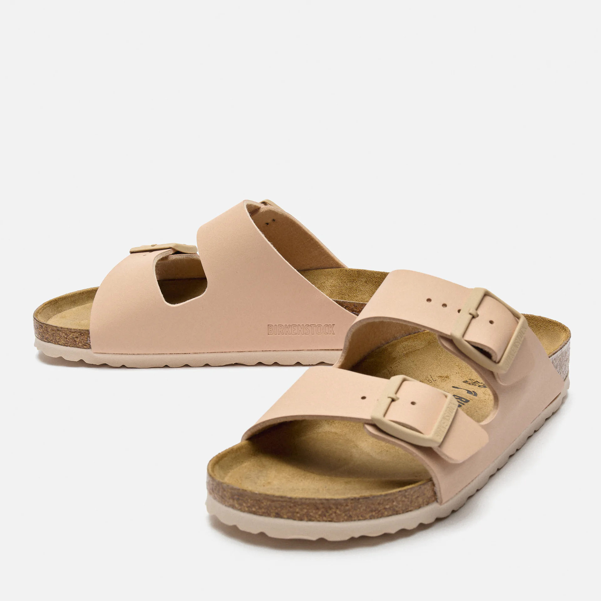 Birkenstock Arizona Narrow Birko-Flor Sandals New Beige