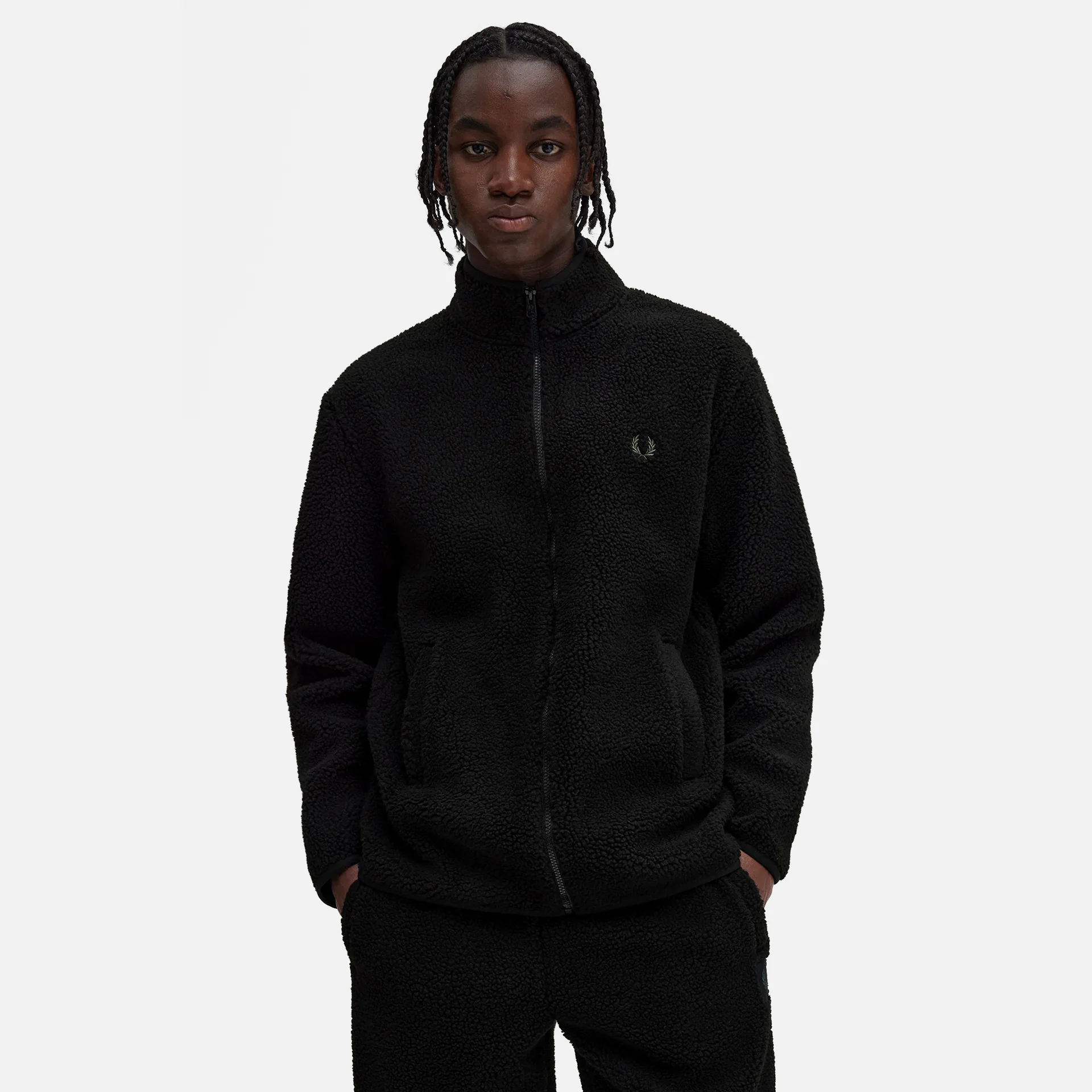 Fred perry discount borg fleece jacket