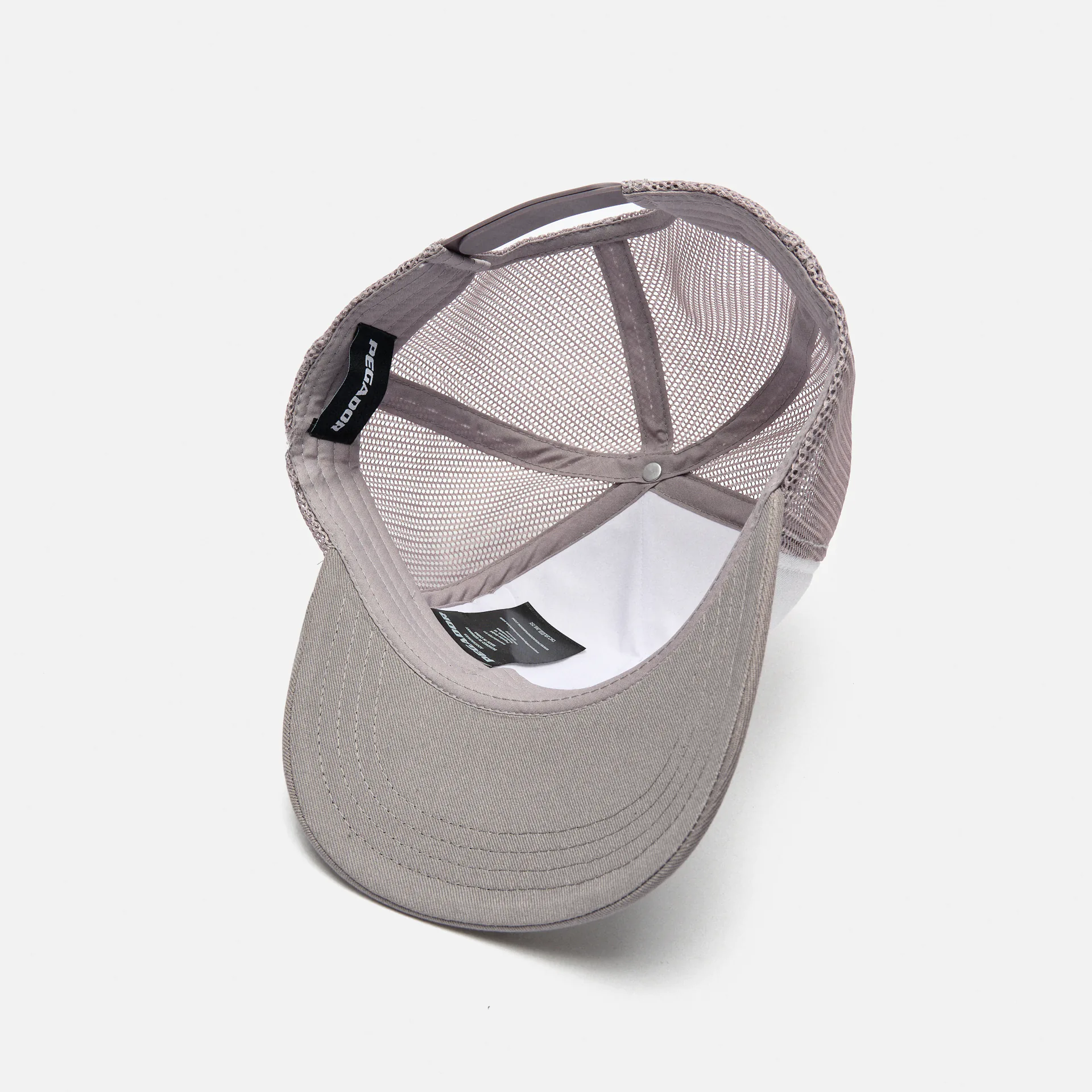 PEGADOR Logo Baseball Trucker Cap White/Cool Grey